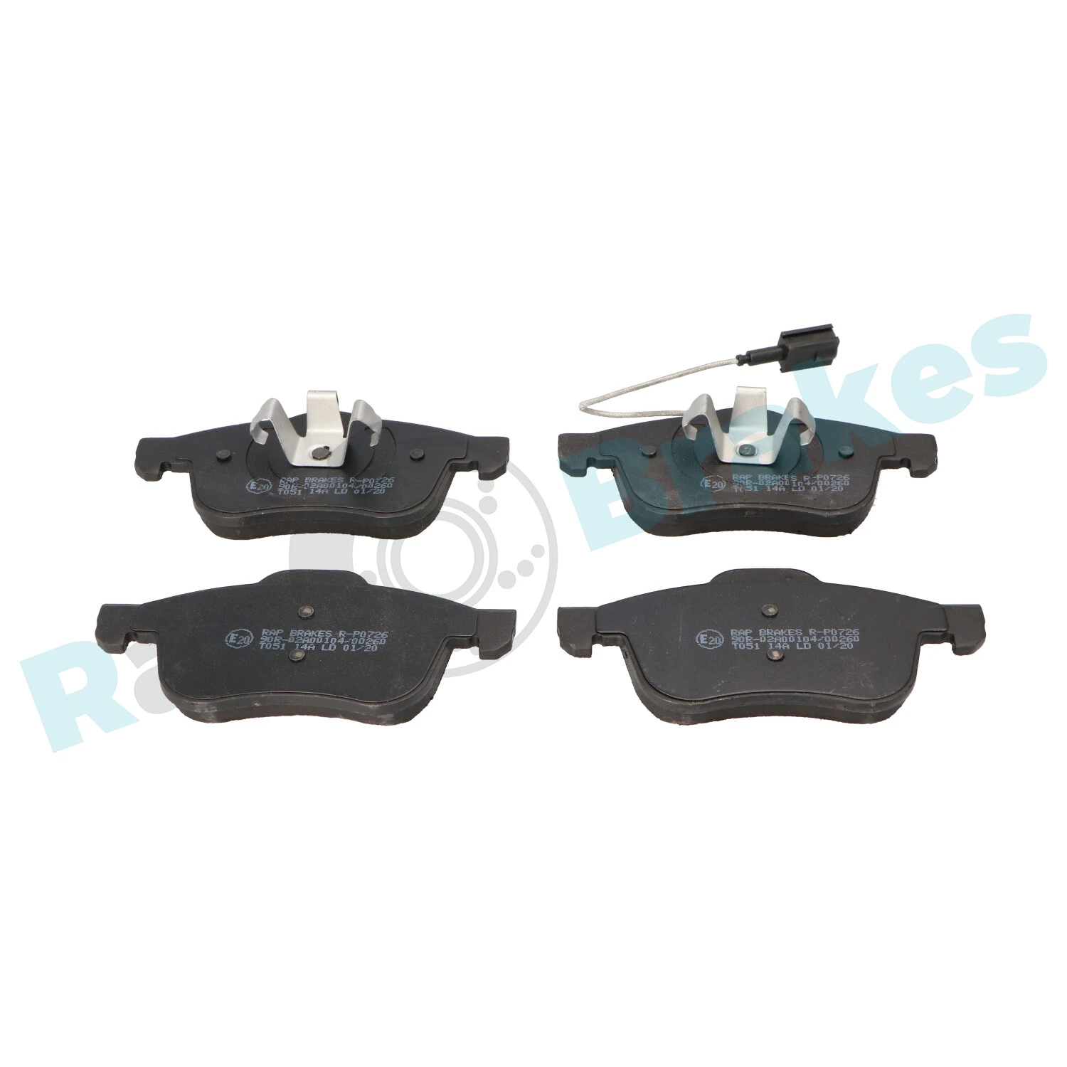 Brake Pad Set, disc brake R-P0726