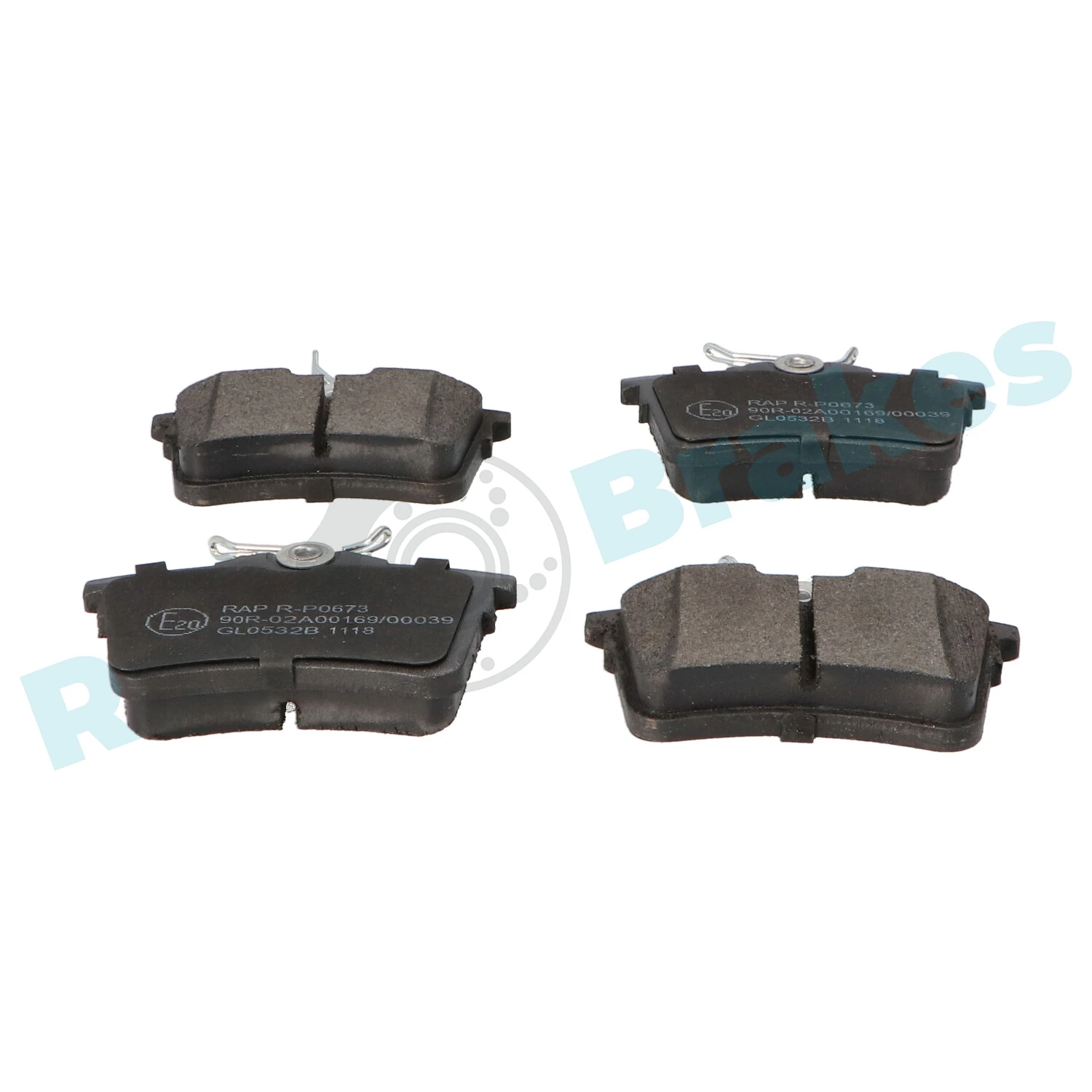 Brake Pad Set, disc brake R-P0673