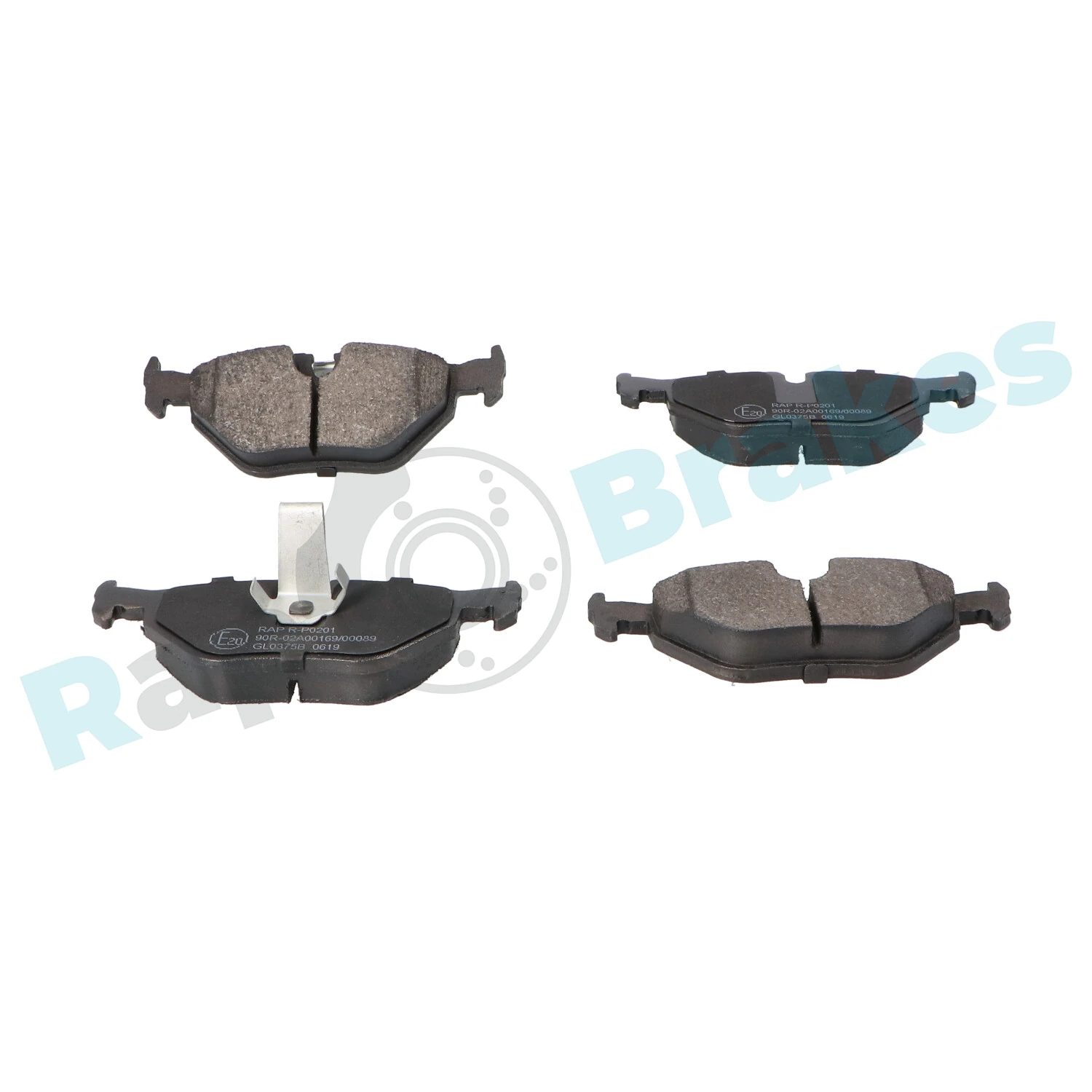 Brake Pad Set, disc brake R-P0201