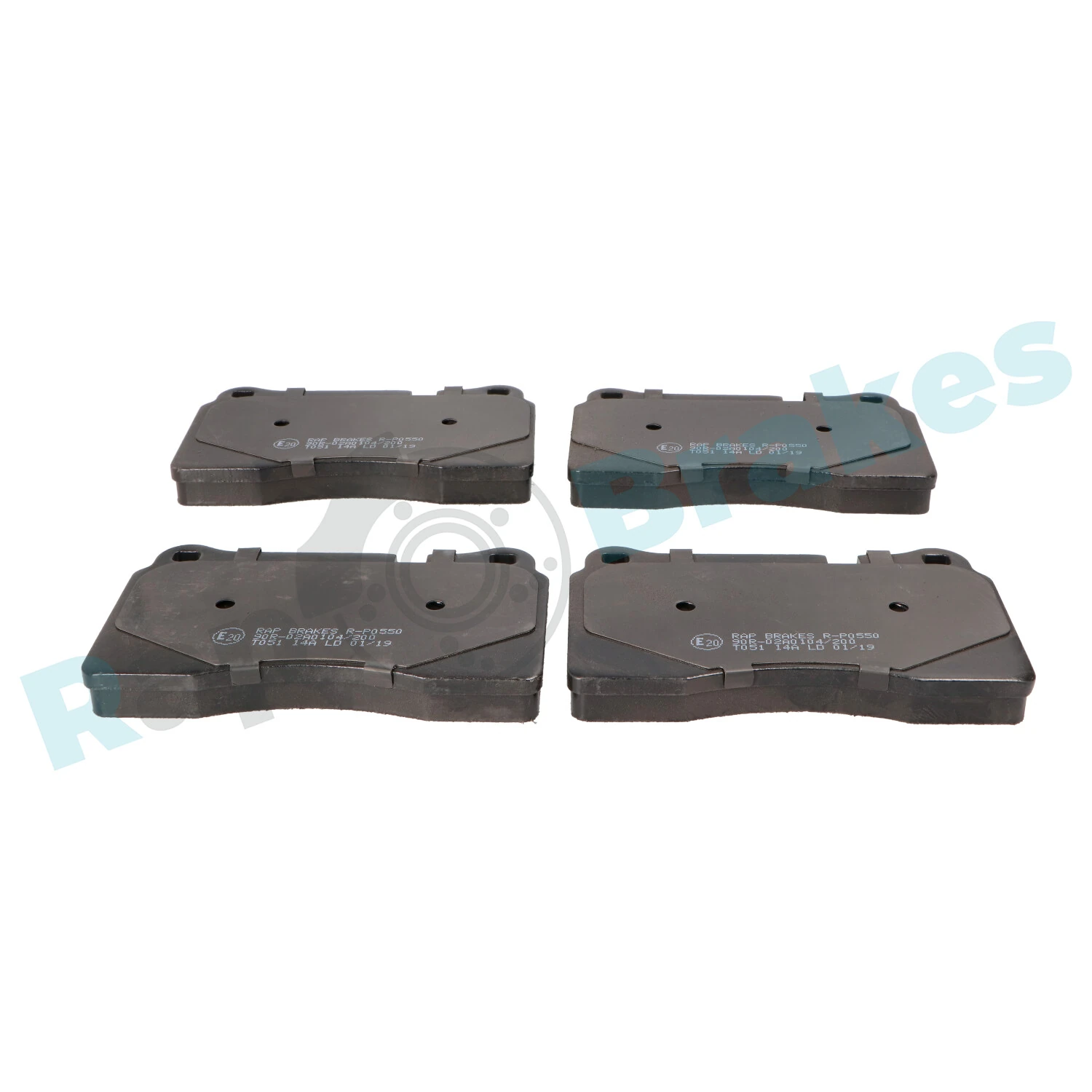 Brake Pad Set, disc brake R-P0550