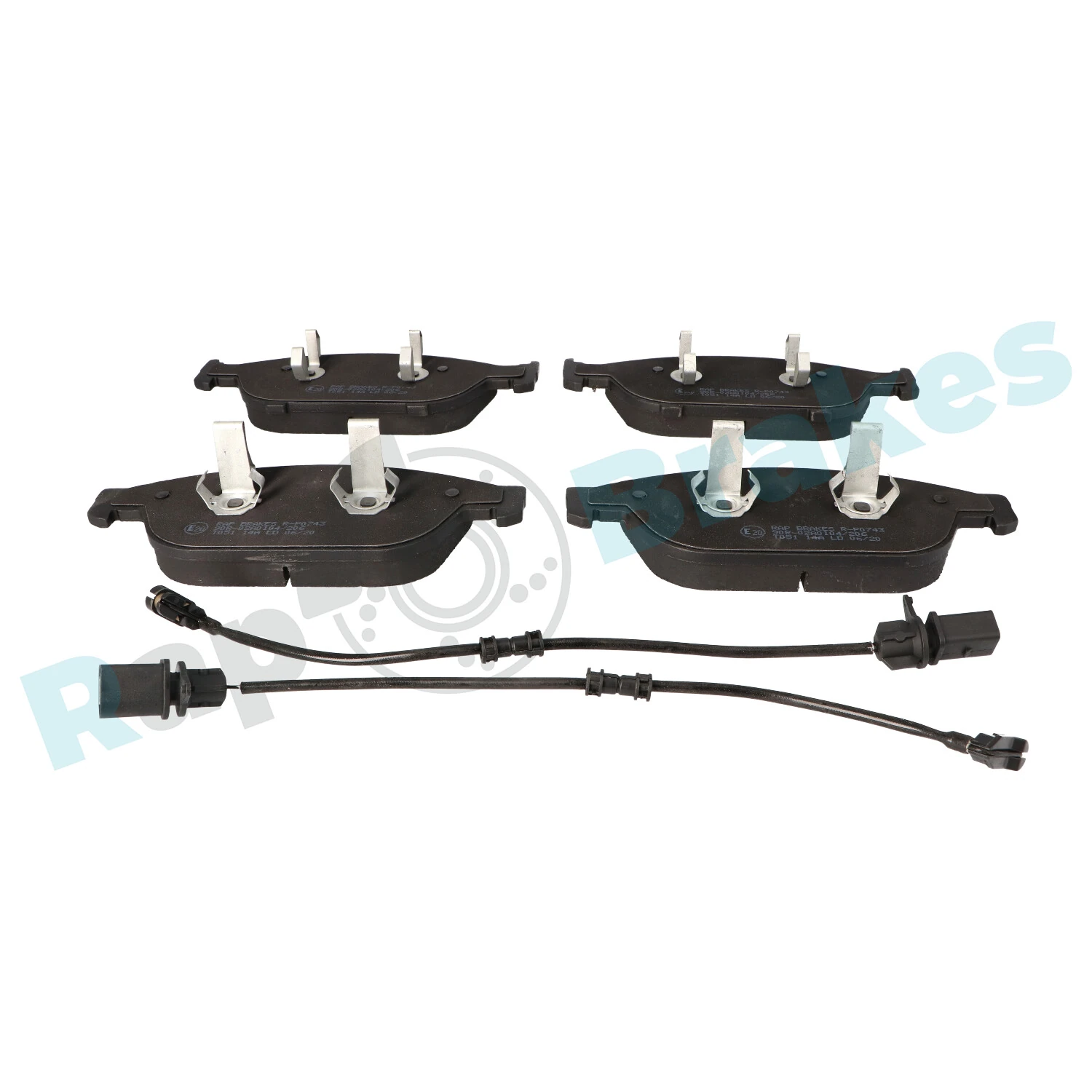 Brake Pad Set, disc brake R-P0743