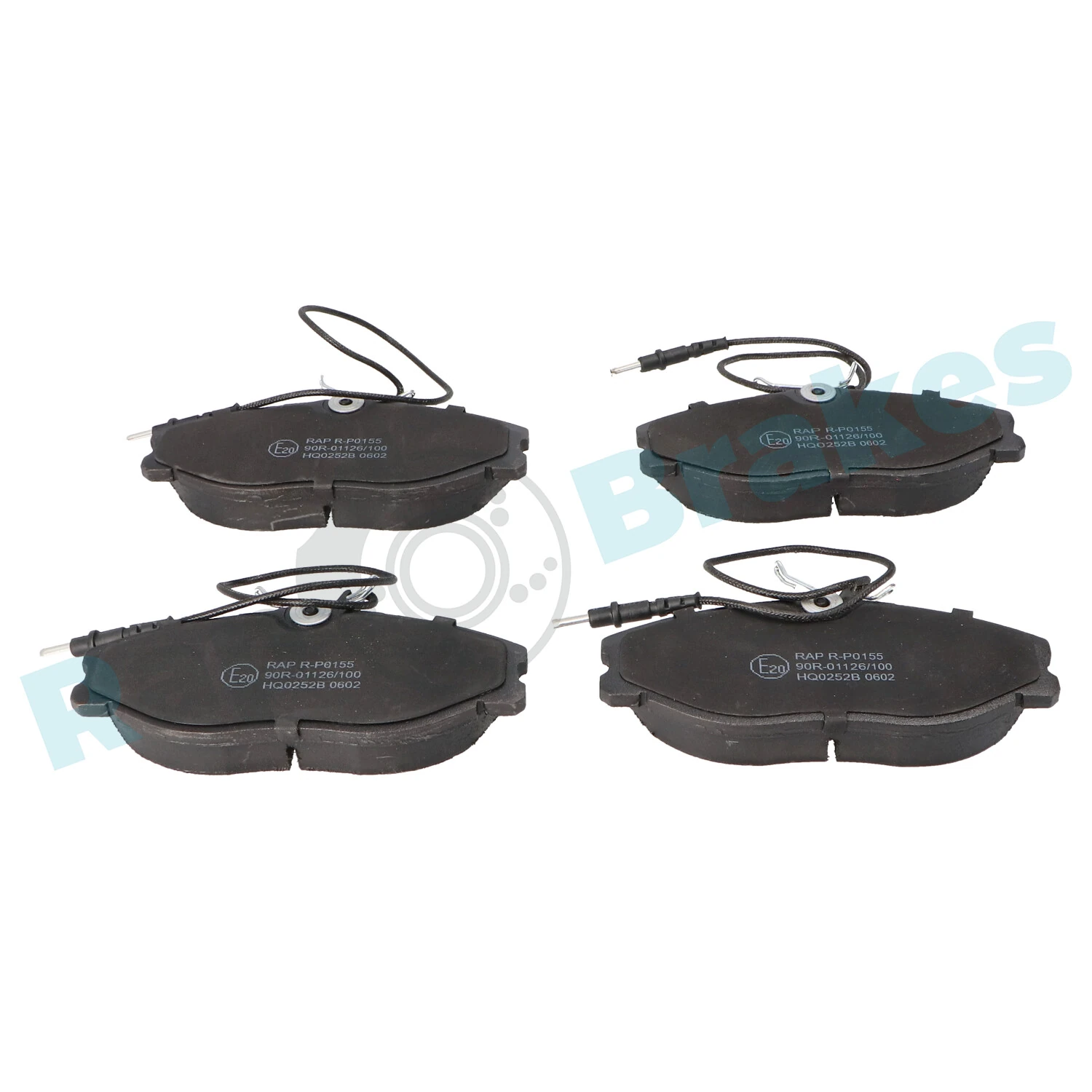Brake Pad Set, disc brake R-P0155