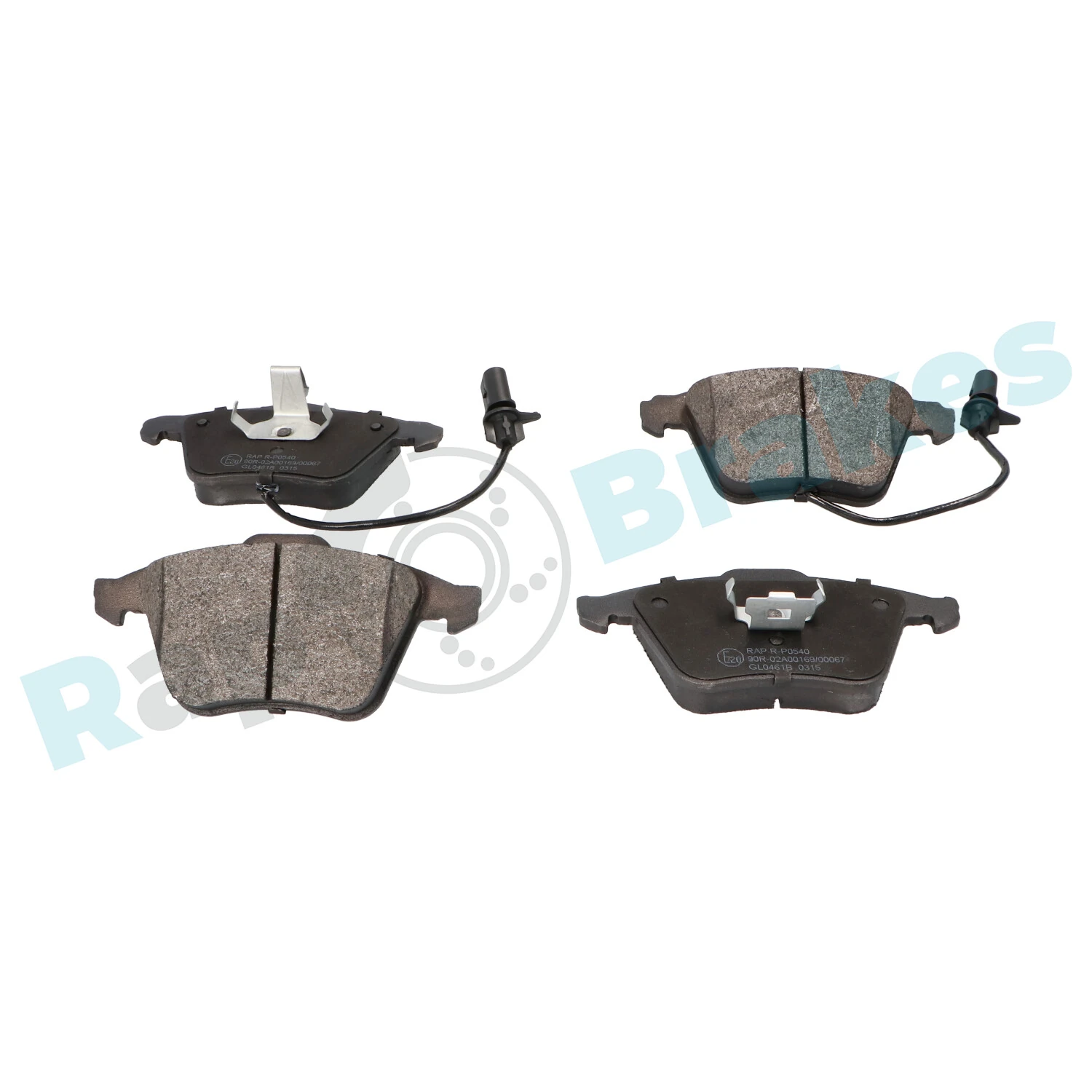 Brake Pad Set, disc brake R-P0540