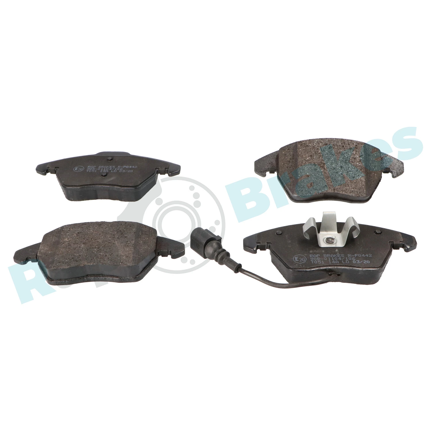 Brake Pad Set, disc brake R-P0442