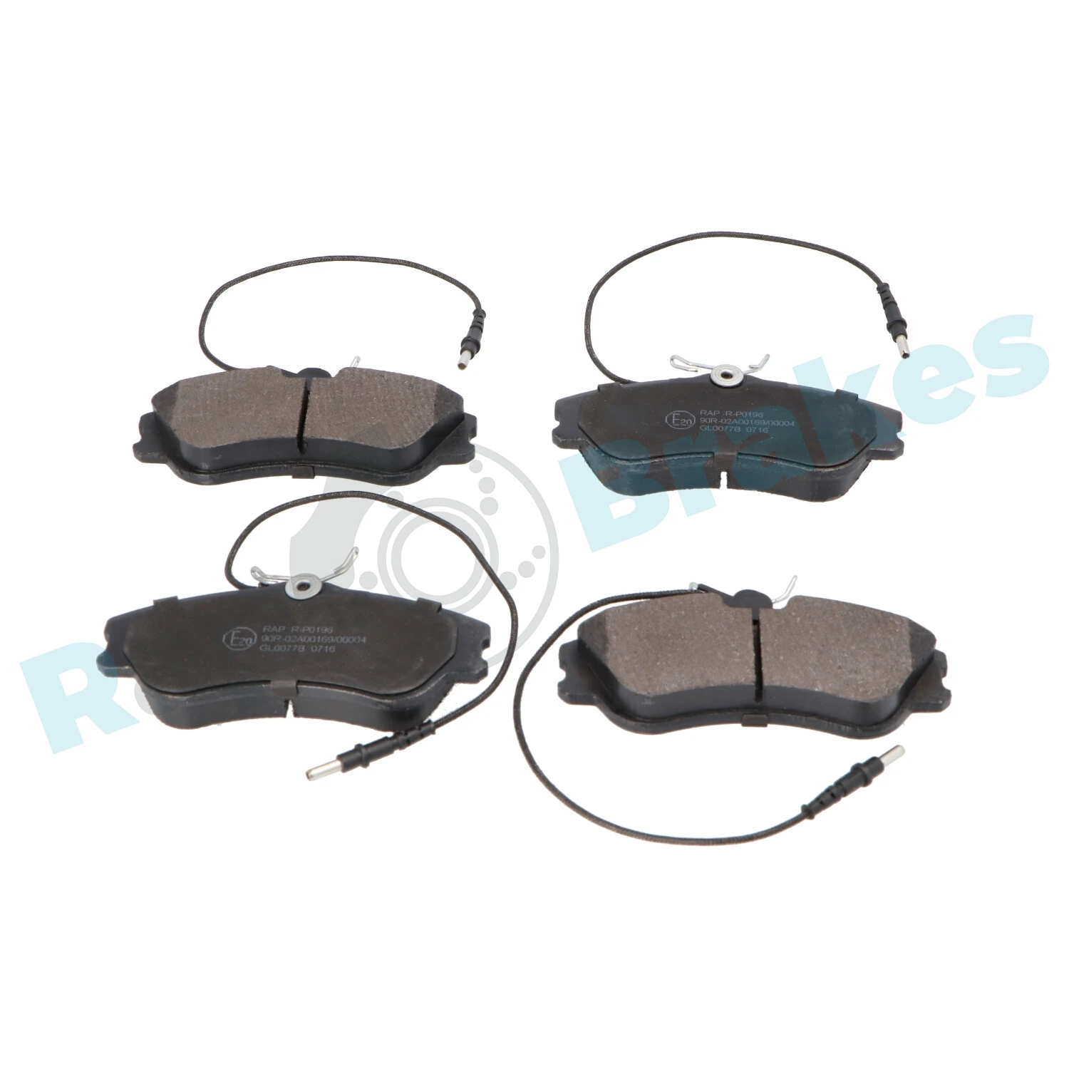 Brake Pad Set, disc brake R-P0196