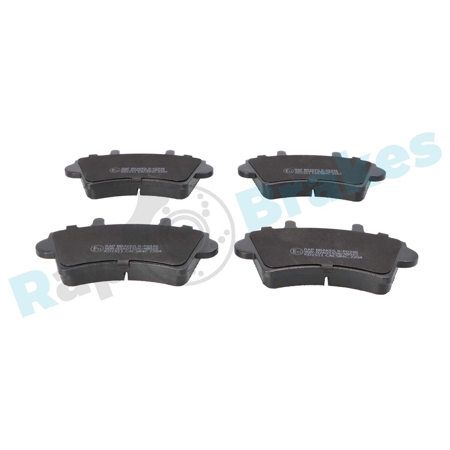 Brake Pad Set, disc brake R-P0346
