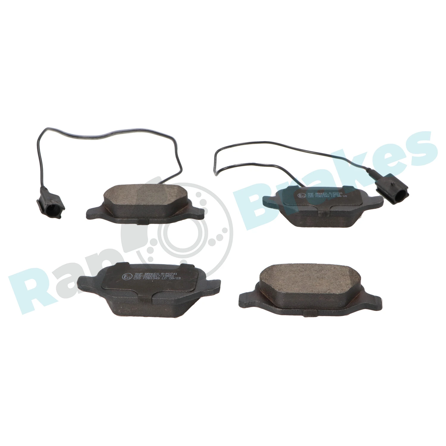 Brake Pad Set, disc brake R-P0741