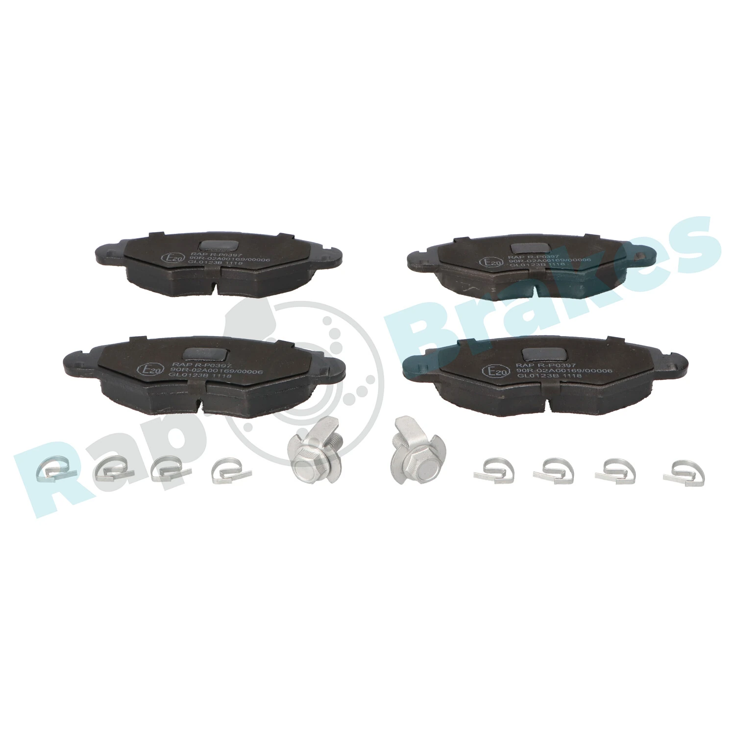 Brake Pad Set, disc brake R-P0397