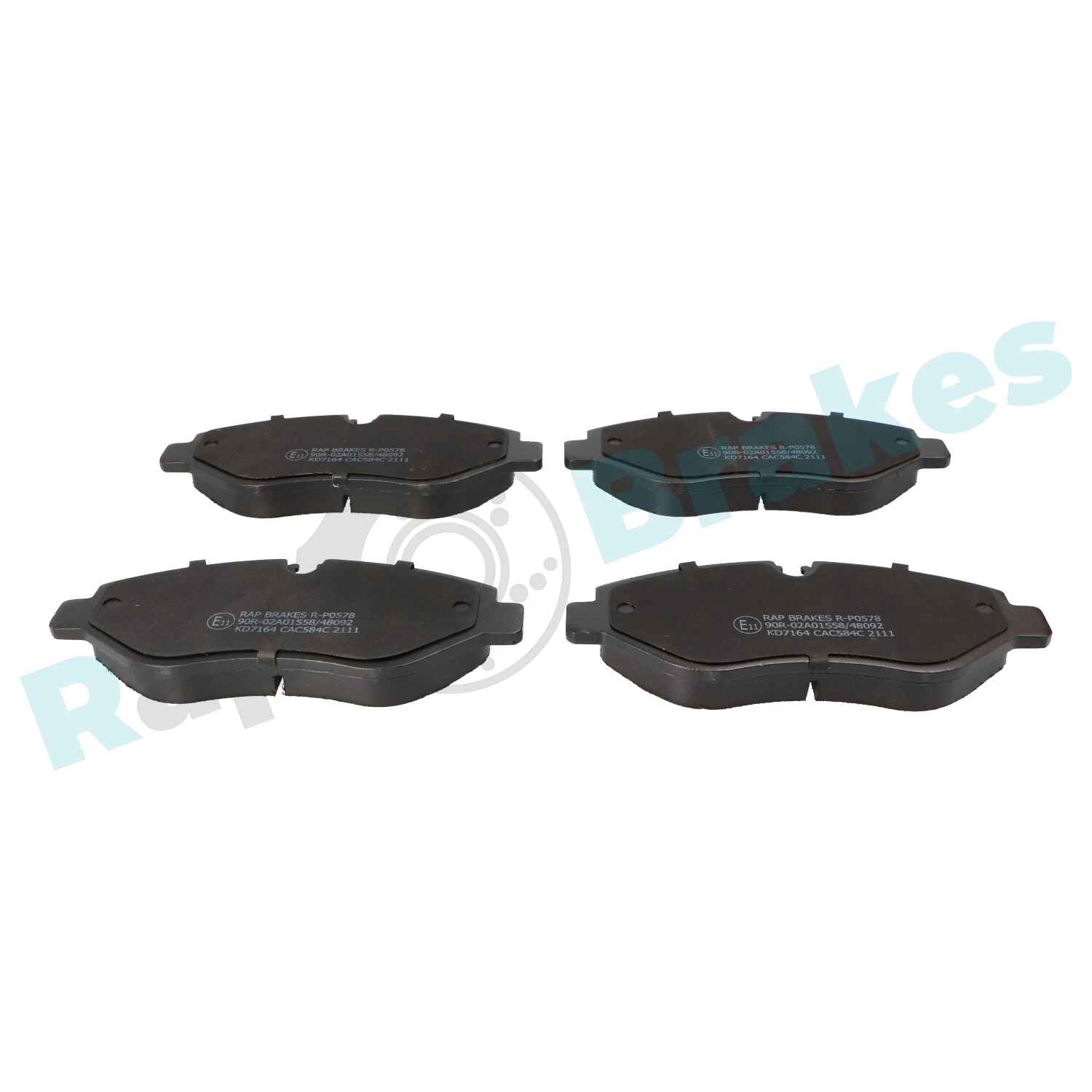 Brake Pad Set, disc brake R-P0578