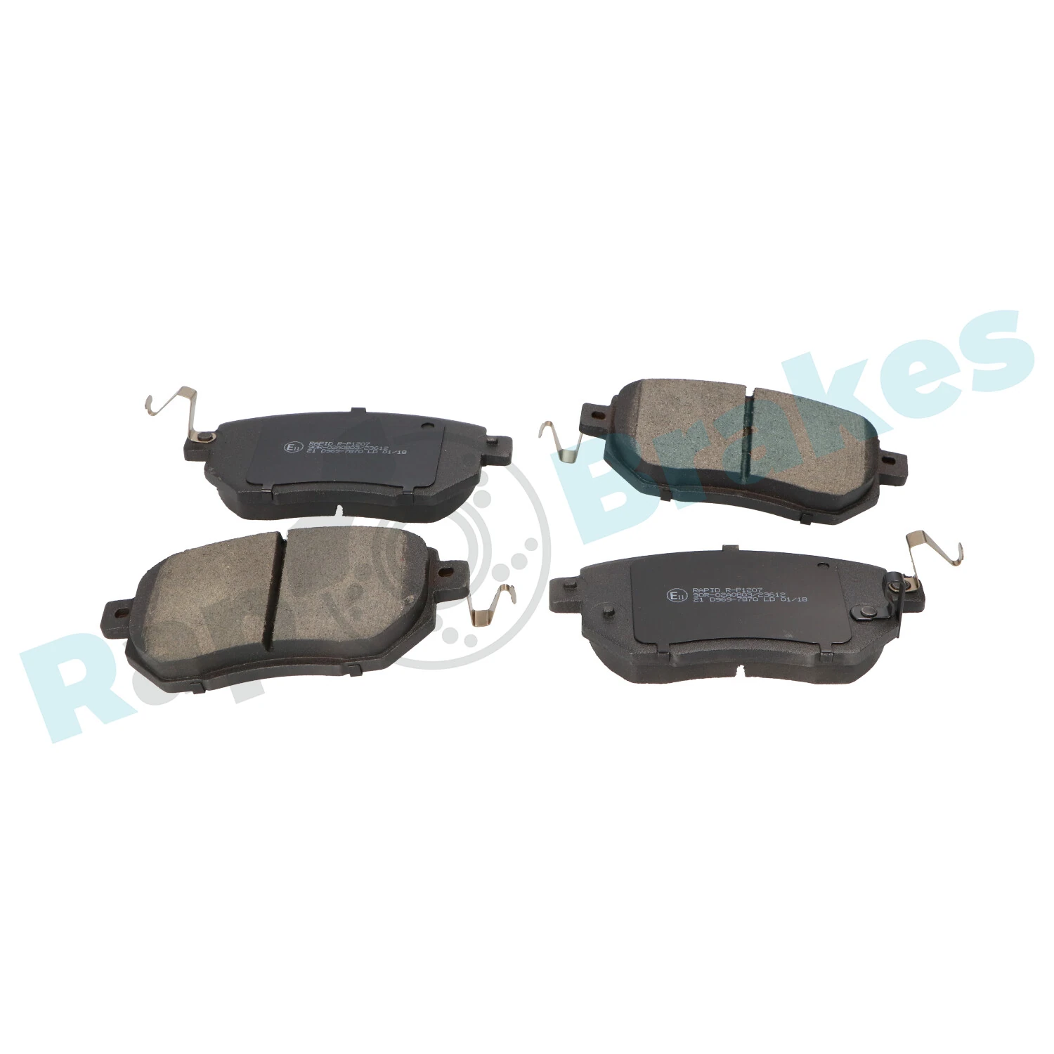 Brake Pad Set, disc brake R-P1207