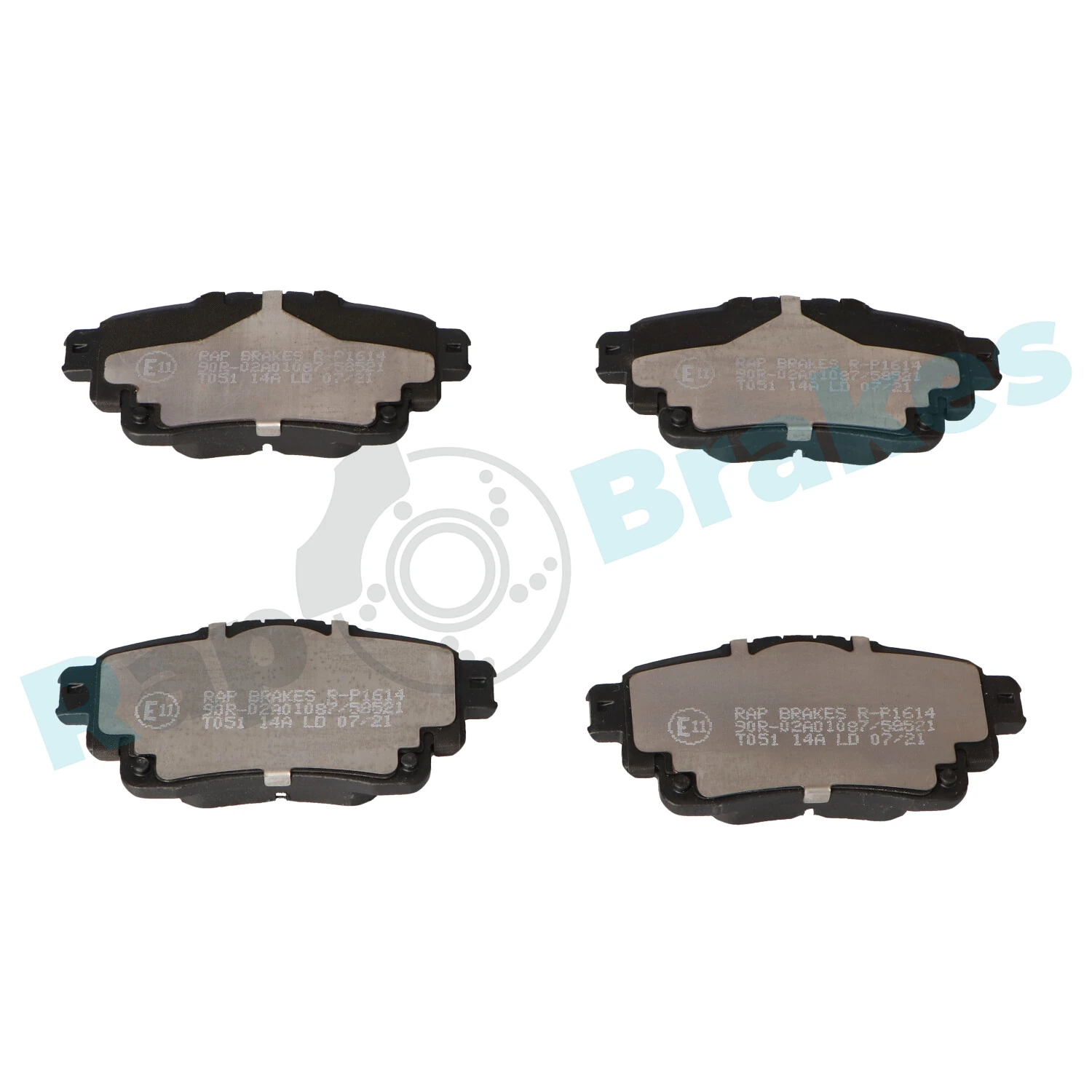 Brake Pad Set, disc brake R-P1614