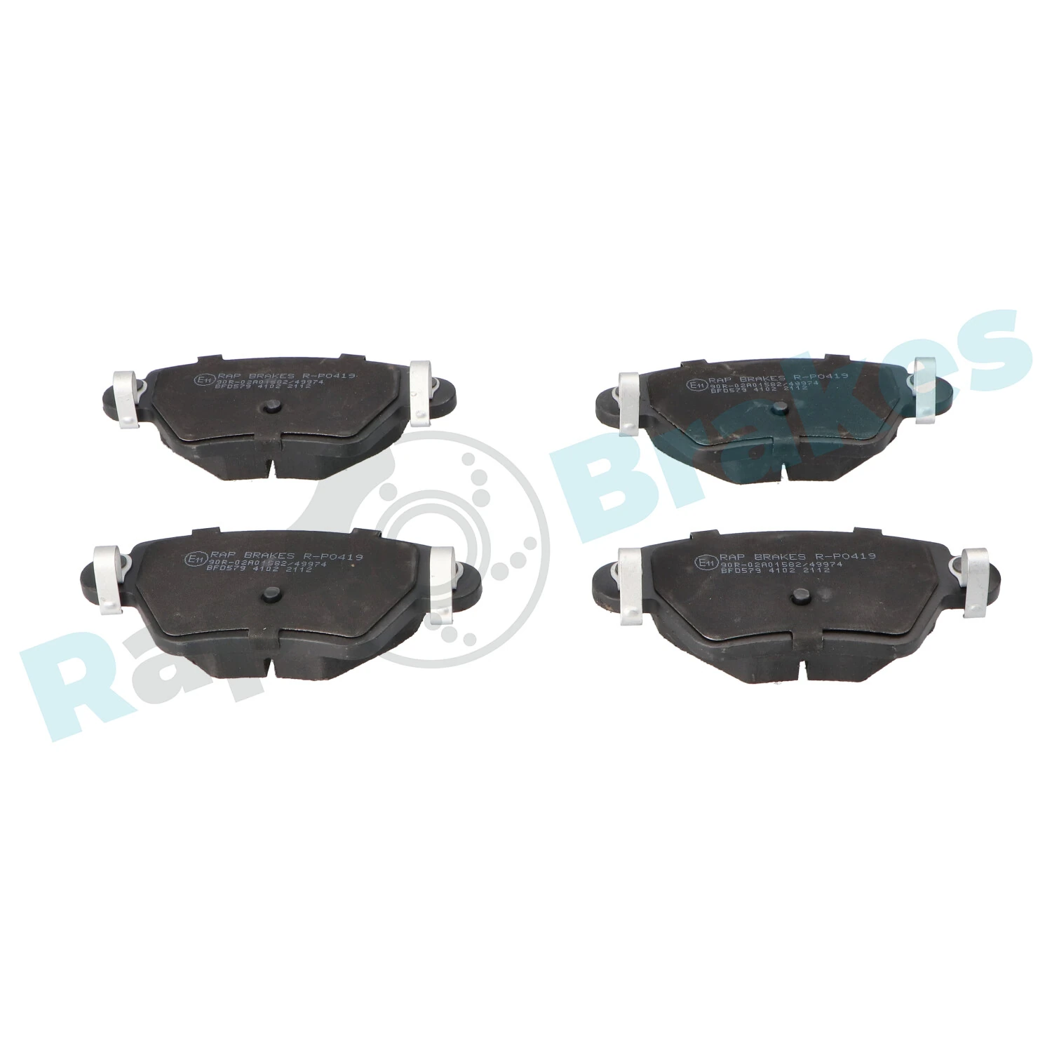 Brake Pad Set, disc brake R-P0419