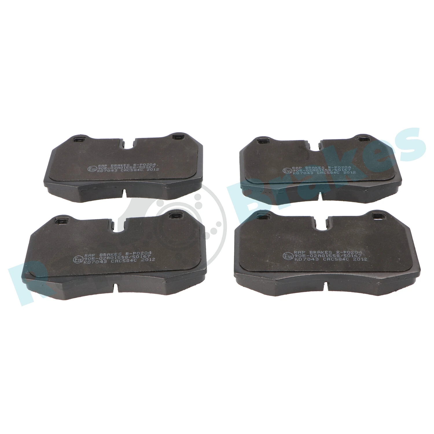 Brake Pad Set, disc brake R-P0204