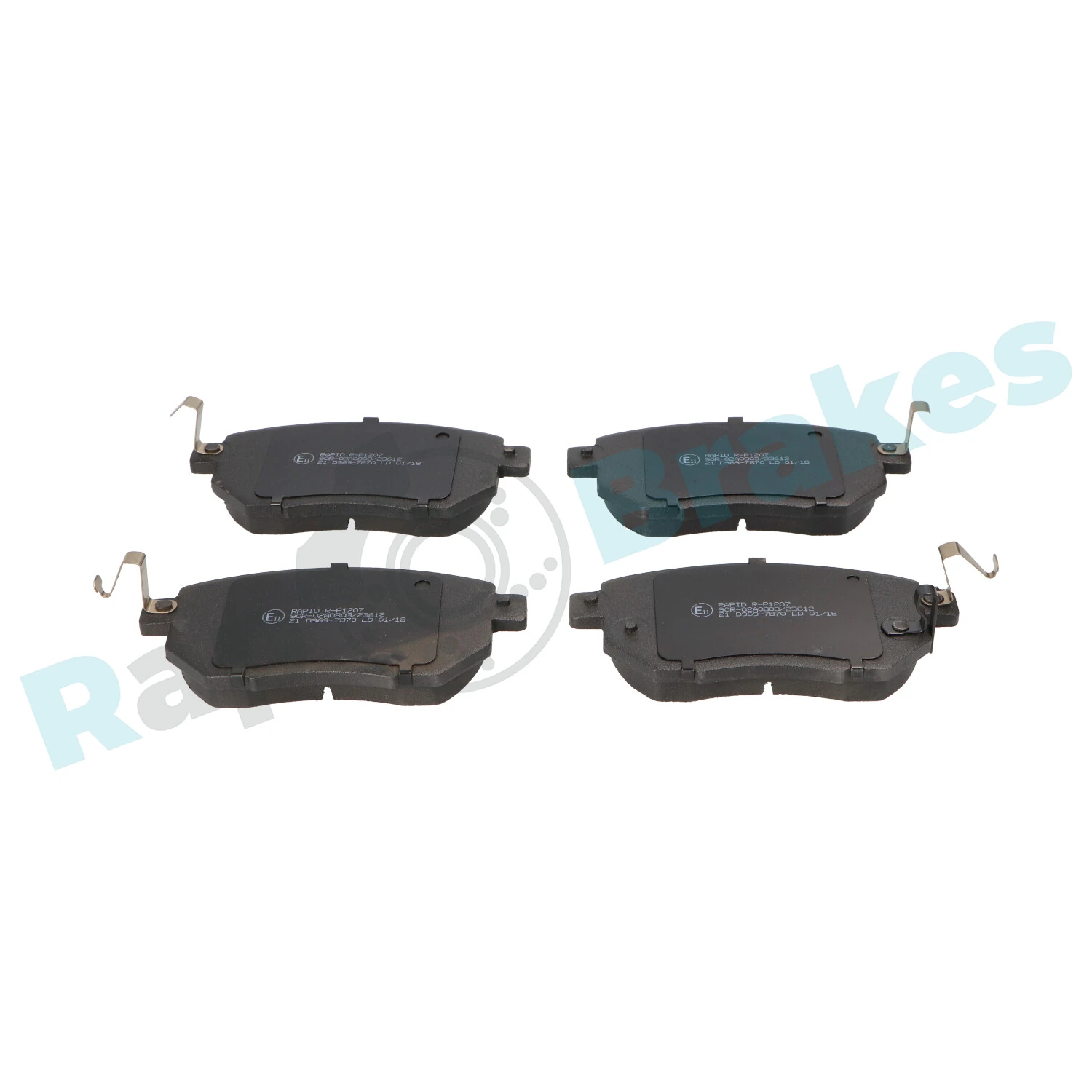 Brake Pad Set, disc brake R-P1207