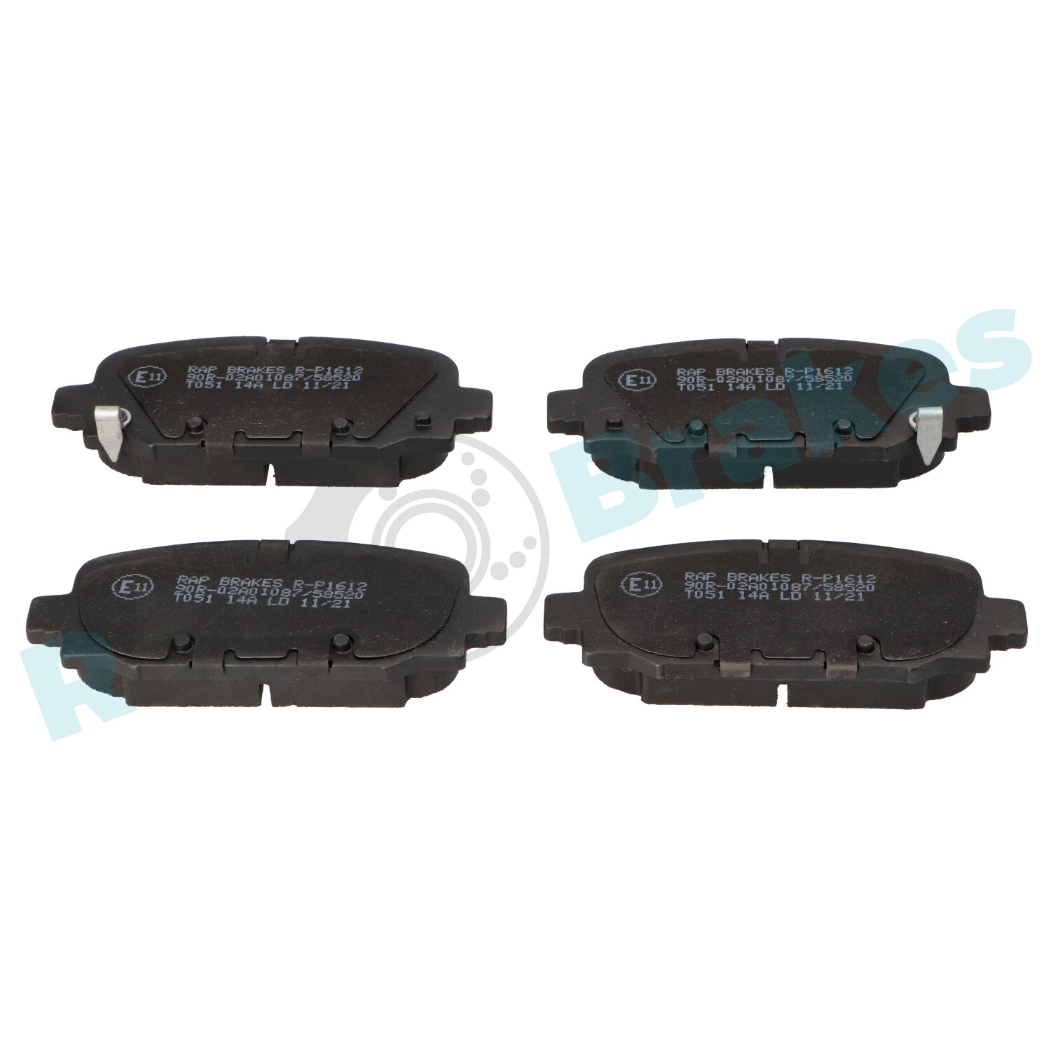 Brake Pad Set, disc brake R-P1612