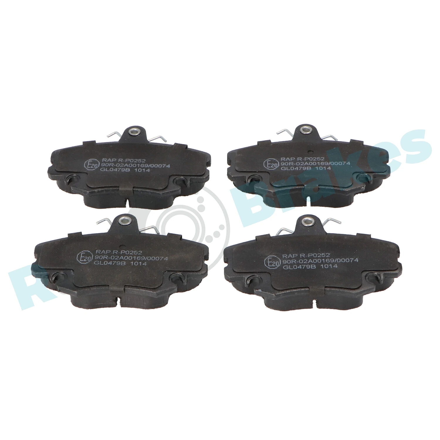 Brake Pad Set, disc brake R-P0252