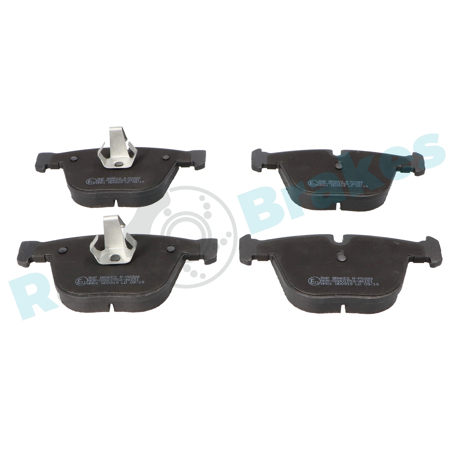 Brake Pad Set, disc brake R-P0399