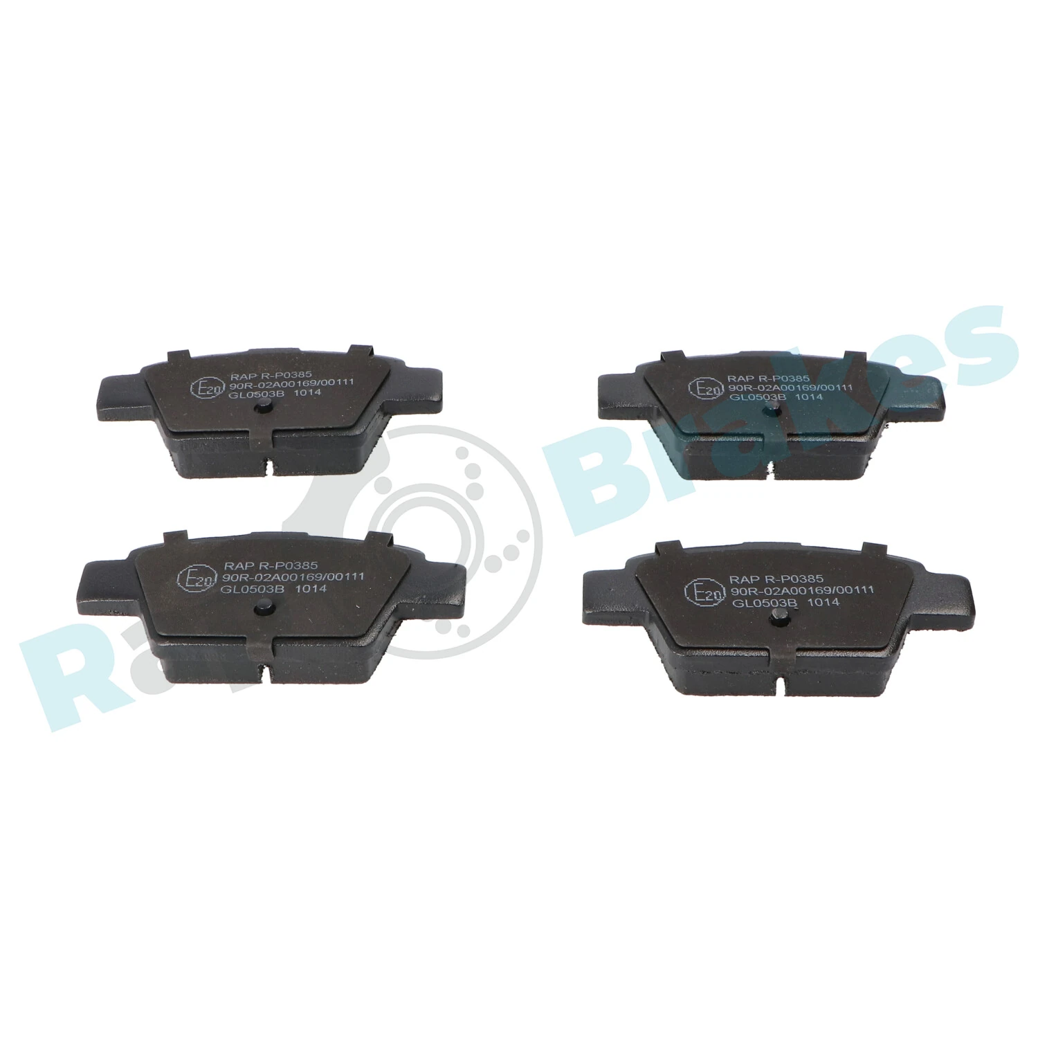 Brake Pad Set, disc brake R-P0385