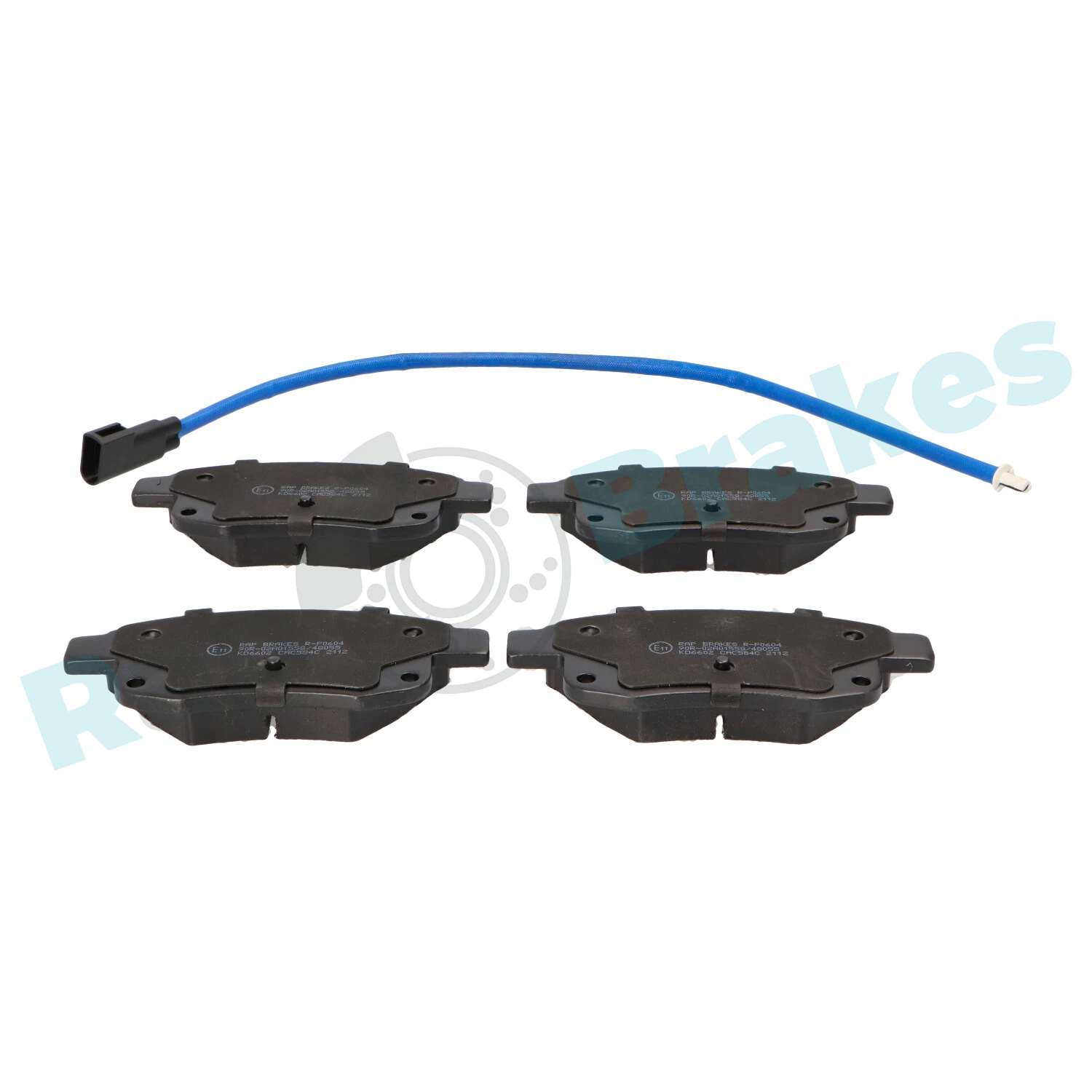 Brake Pad Set, disc brake R-P0604
