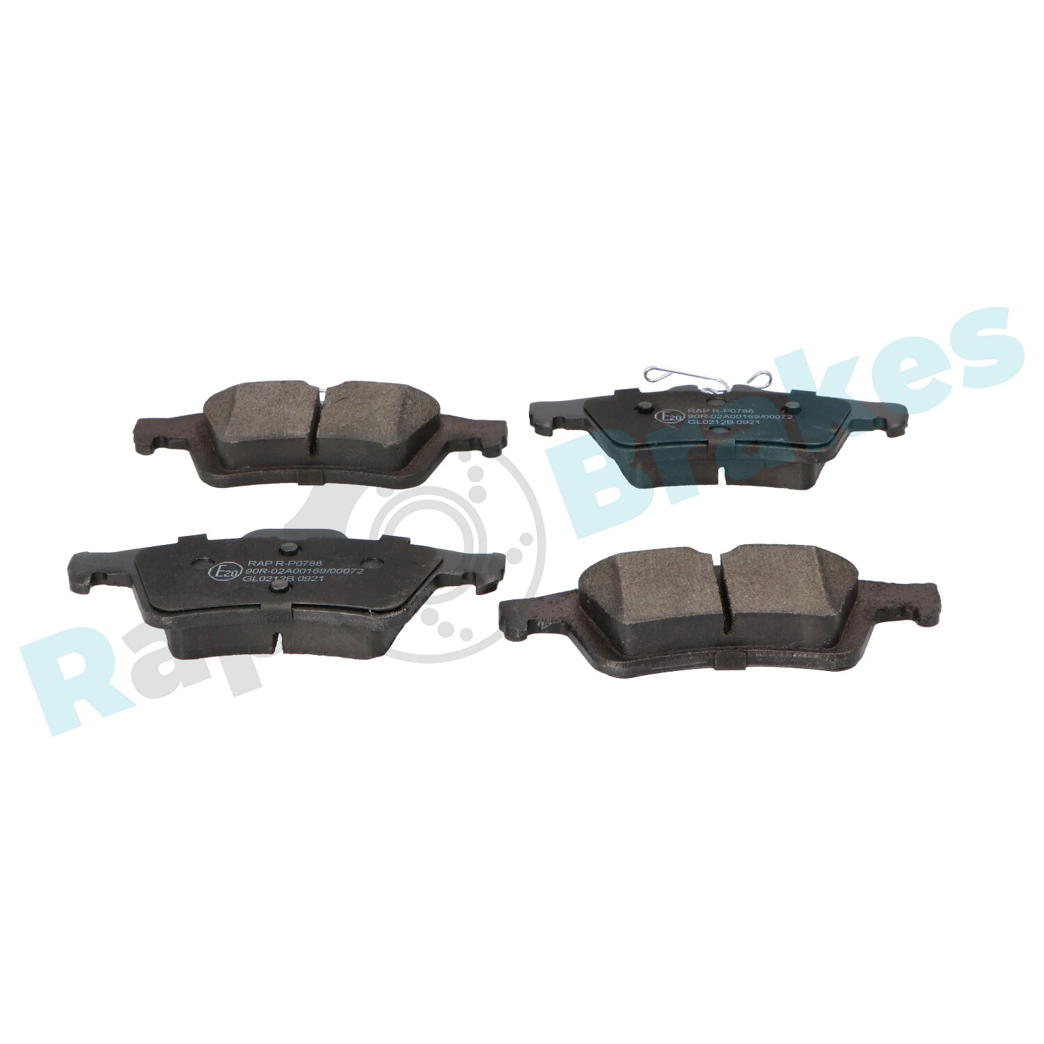 Brake Pad Set, disc brake R-P0788