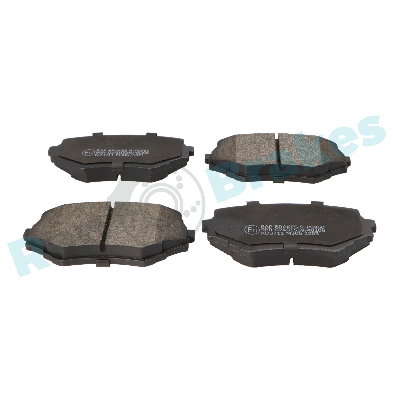 Brake Pad Set, disc brake R-P0960