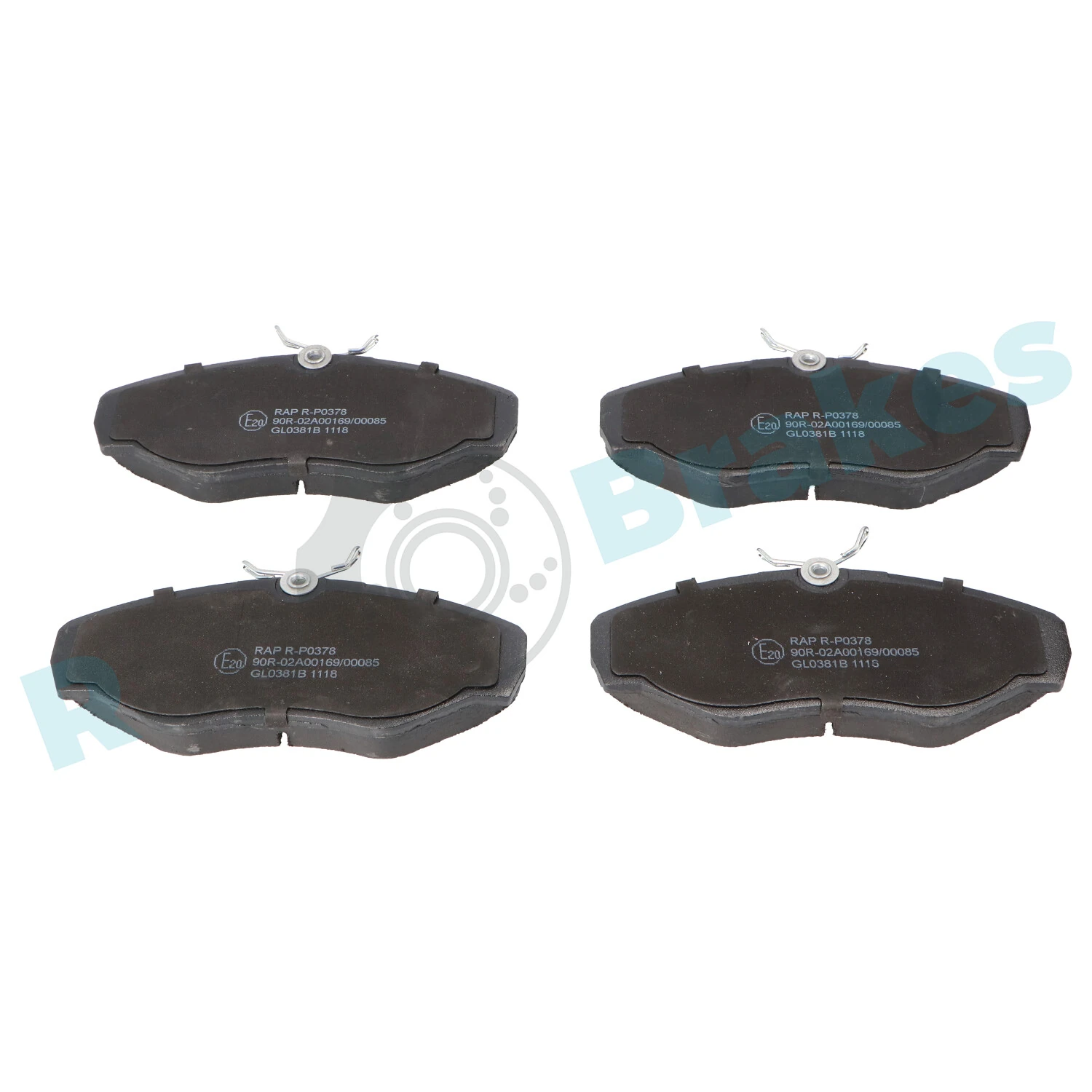Brake Pad Set, disc brake R-P0378