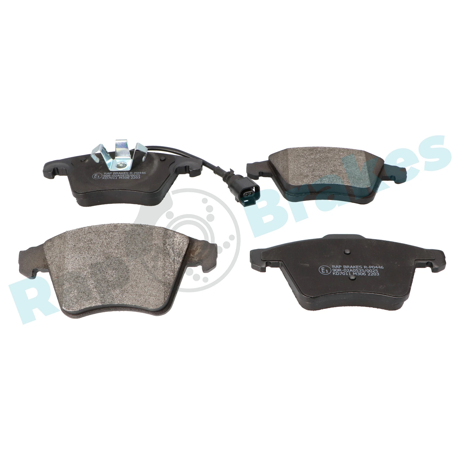 Brake Pad Set, disc brake R-P0446