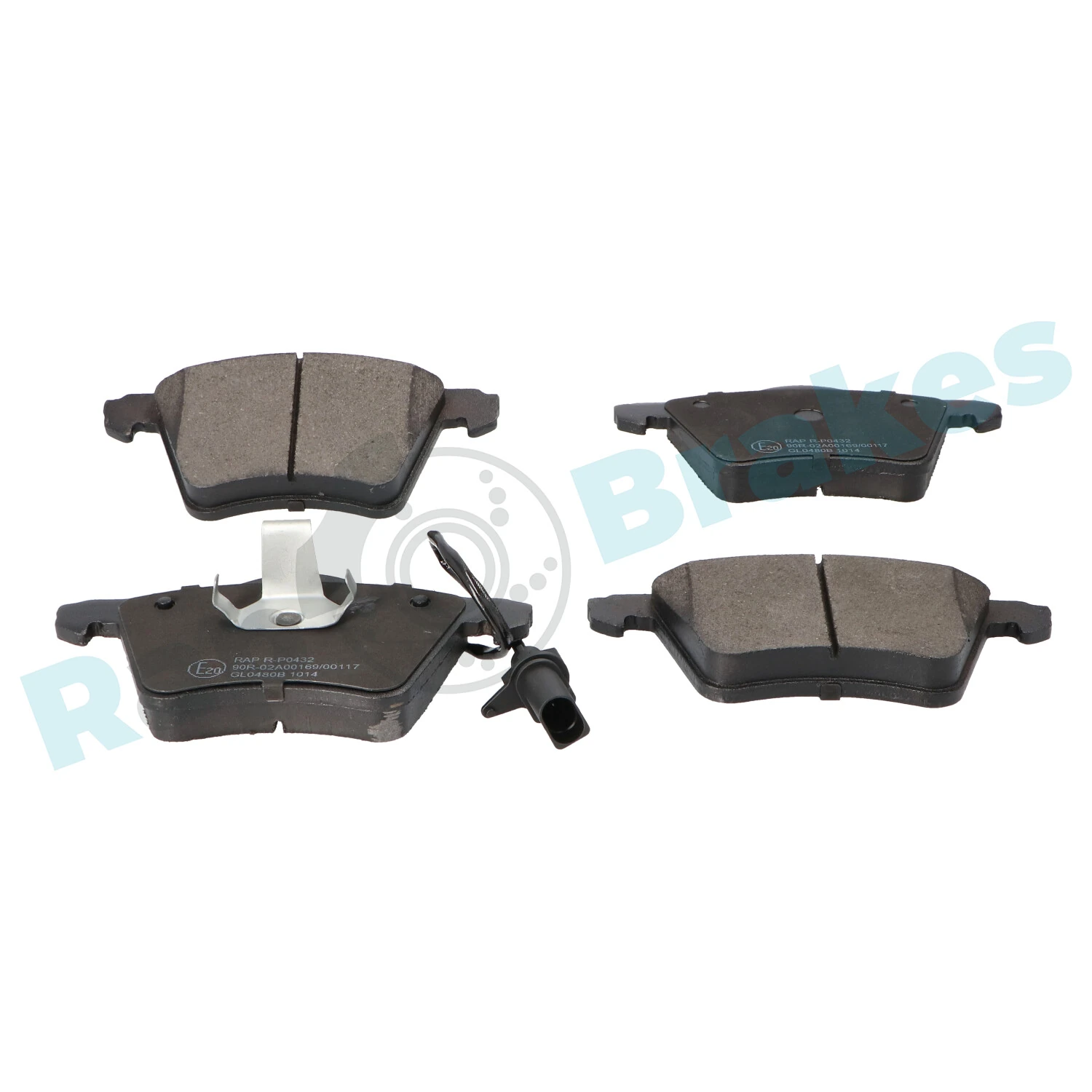 Brake Pad Set, disc brake R-P0432
