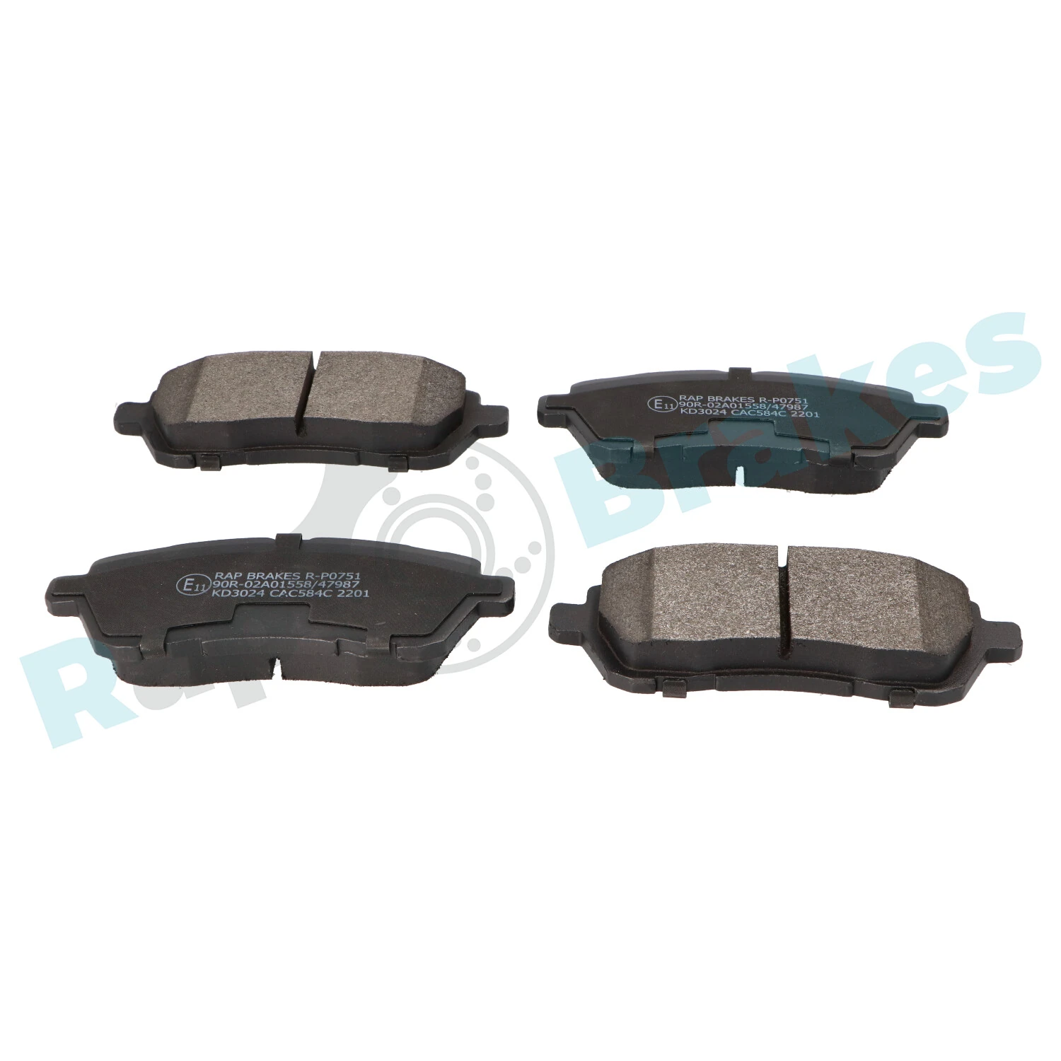 Brake Pad Set, disc brake R-P0751