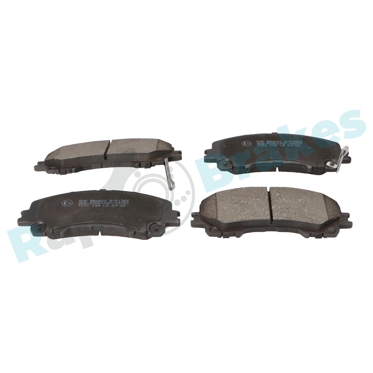 Brake Pad Set, disc brake R-P1566