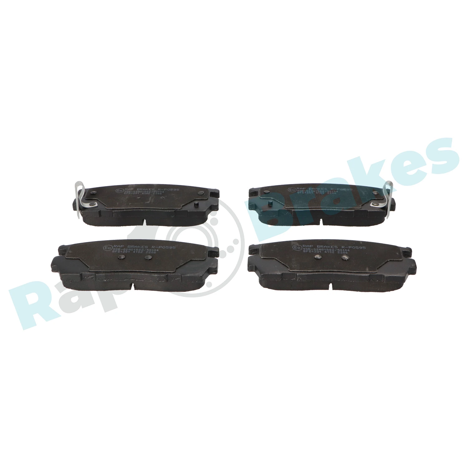 Brake Pad Set, disc brake R-P0595