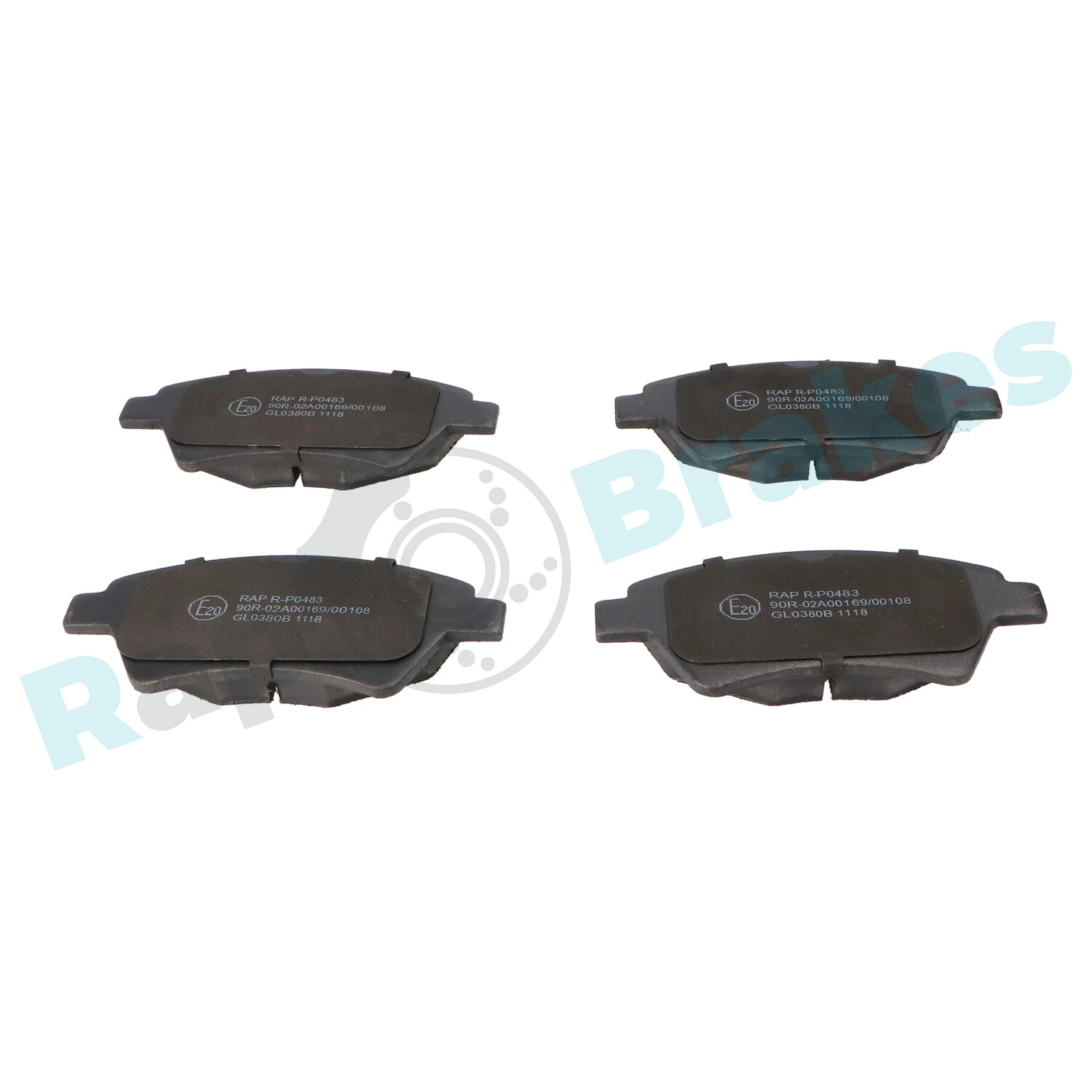 Brake Pad Set, disc brake R-P0483