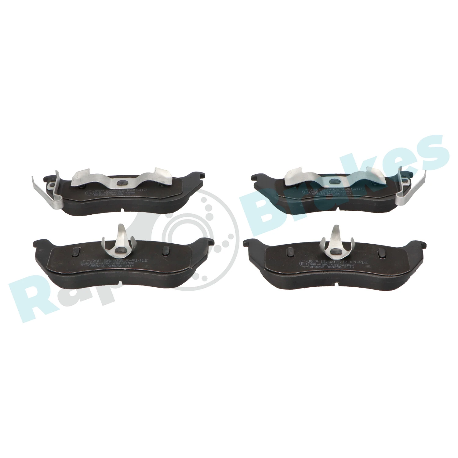 Brake Pad Set, disc brake R-P1412