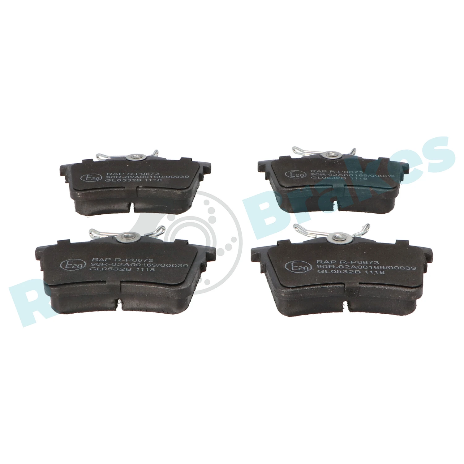 Brake Pad Set, disc brake R-P0673