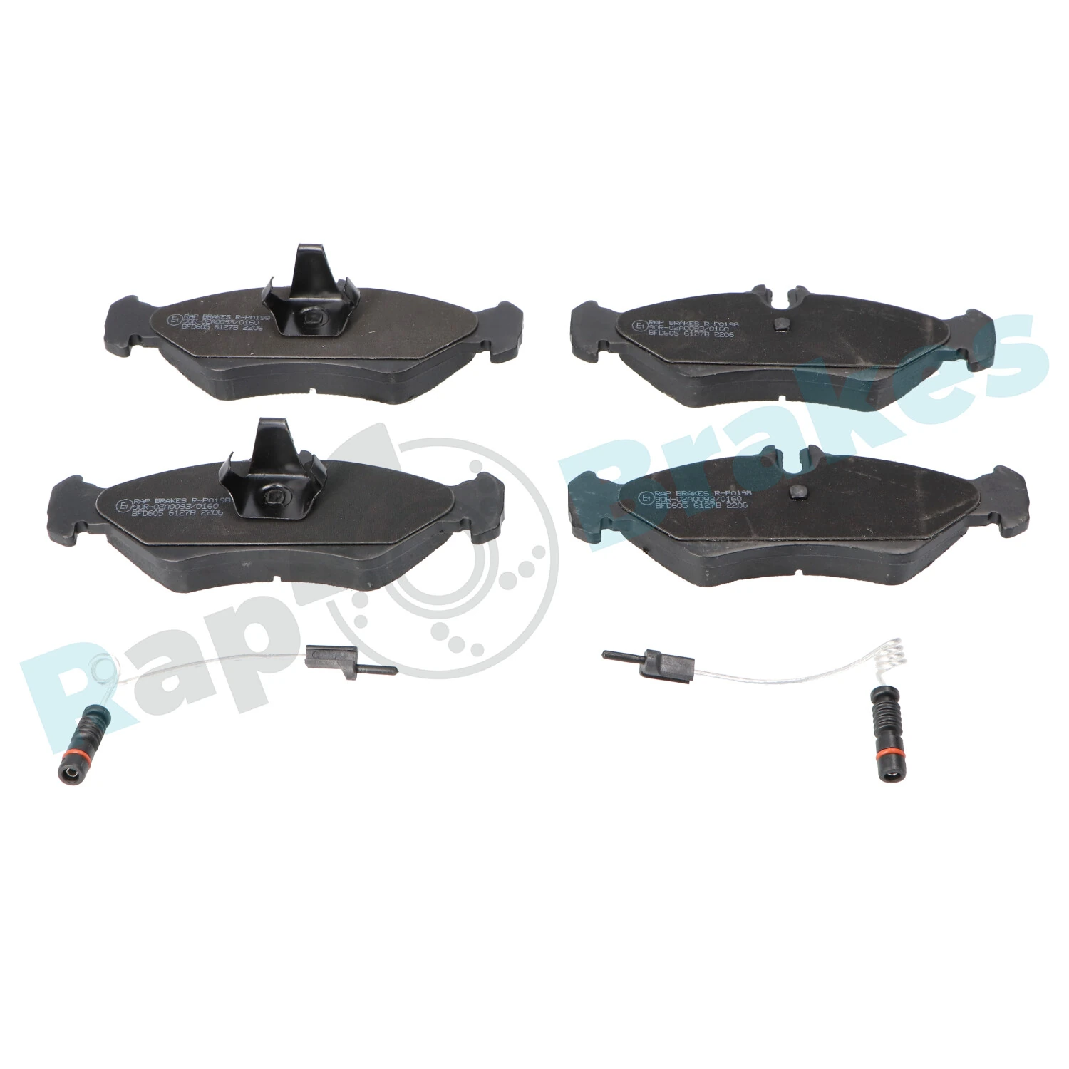 Brake Pad Set, disc brake R-P0198