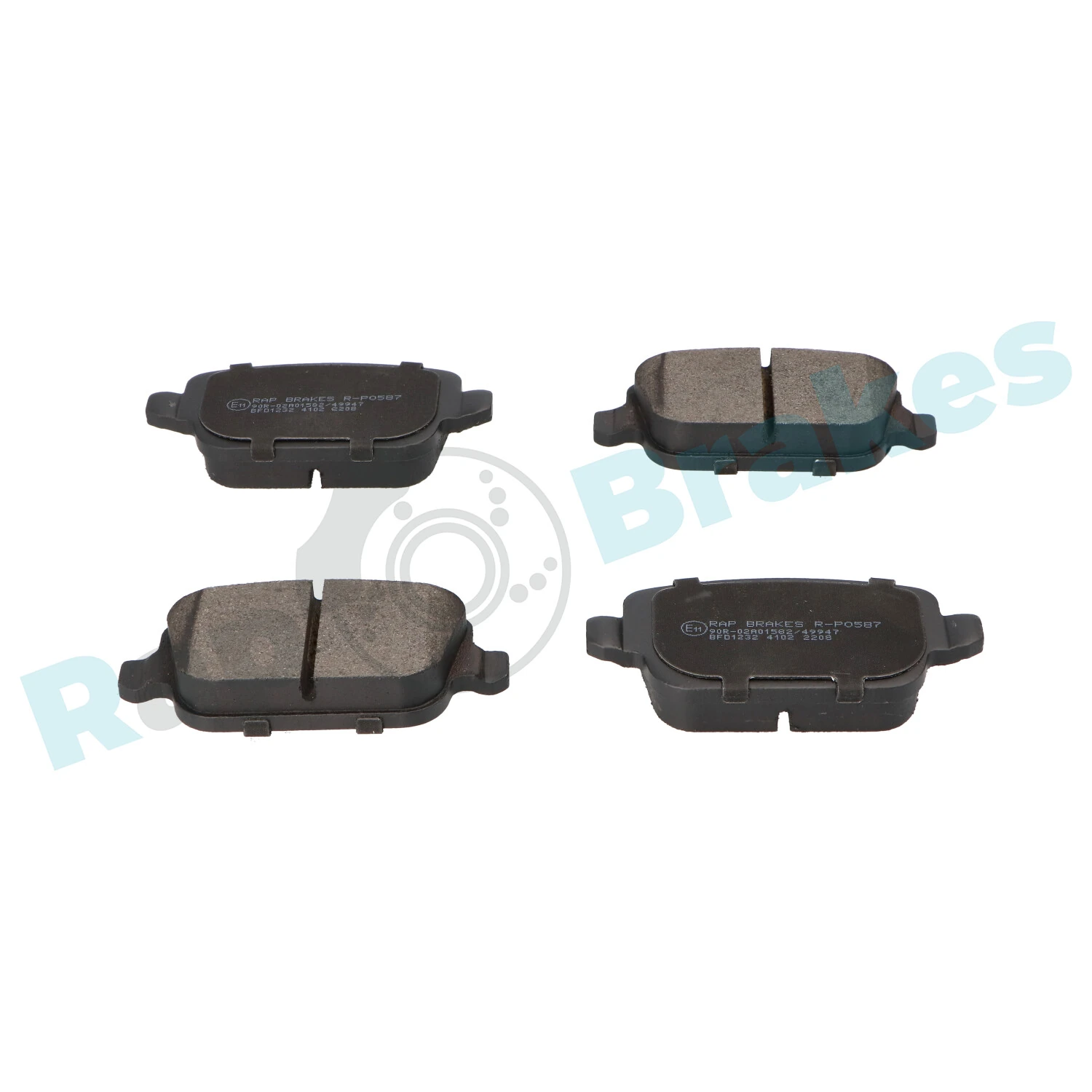 Brake Pad Set, disc brake R-P0587