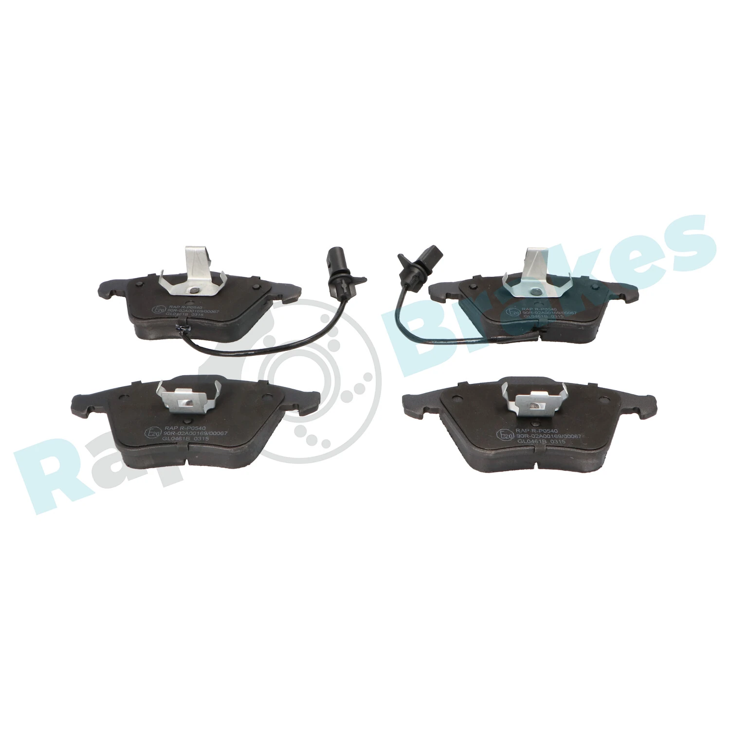 Brake Pad Set, disc brake R-P0540