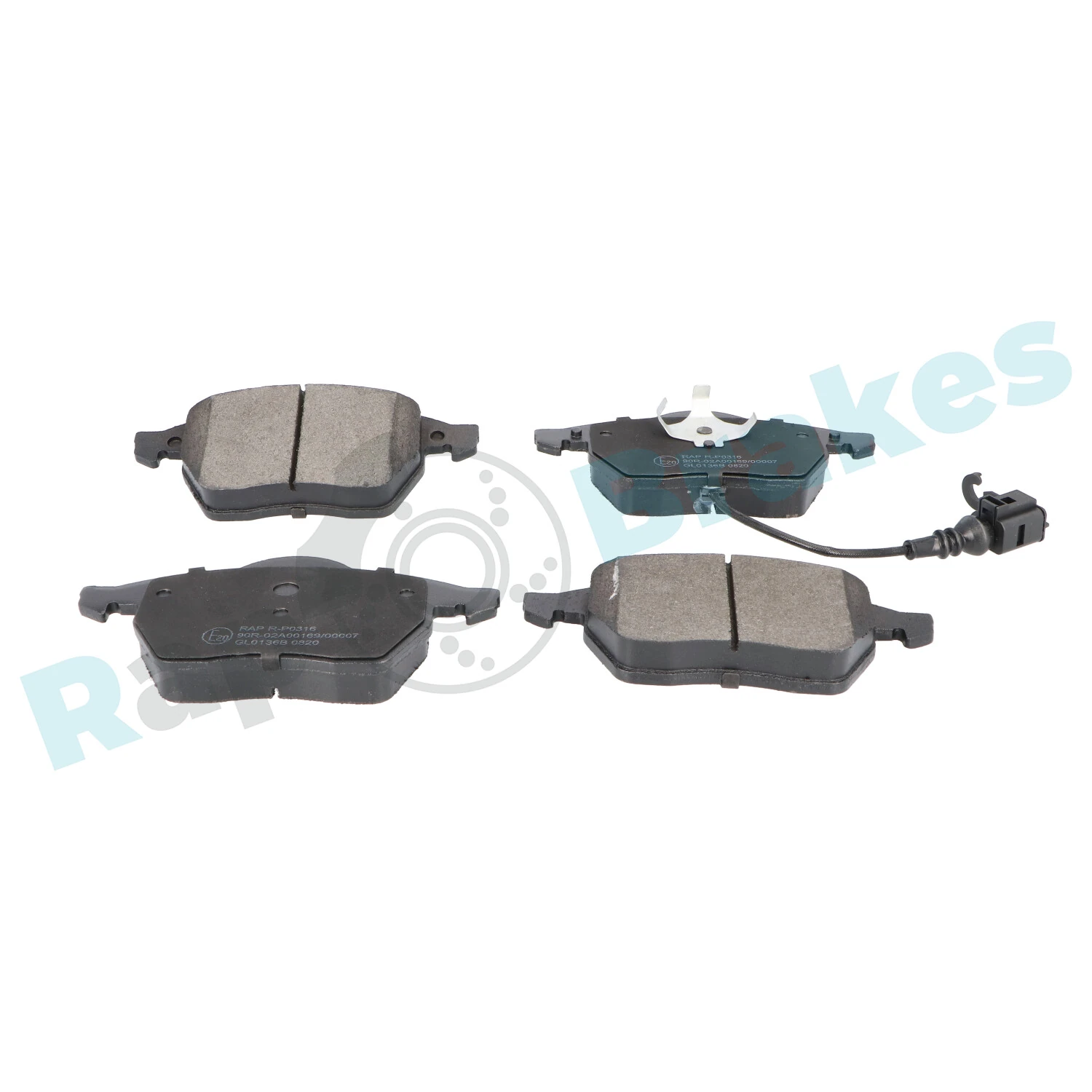 Brake Pad Set, disc brake R-P0316