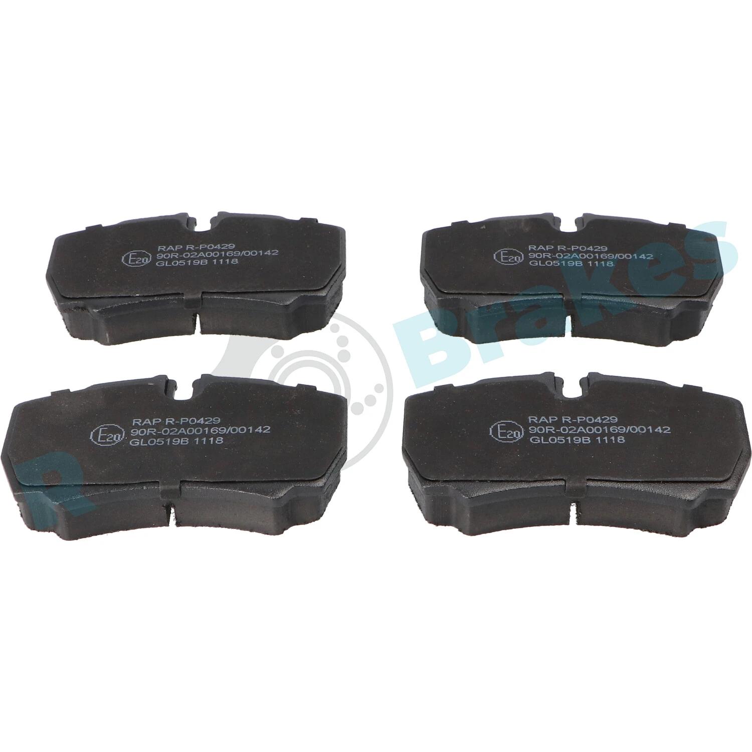 Brake Pad Set, disc brake R-P0429