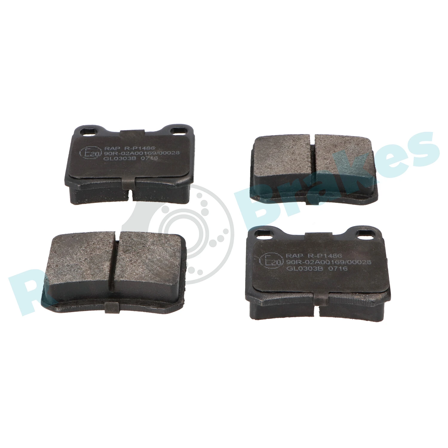 Brake Pad Set, disc brake R-P1486