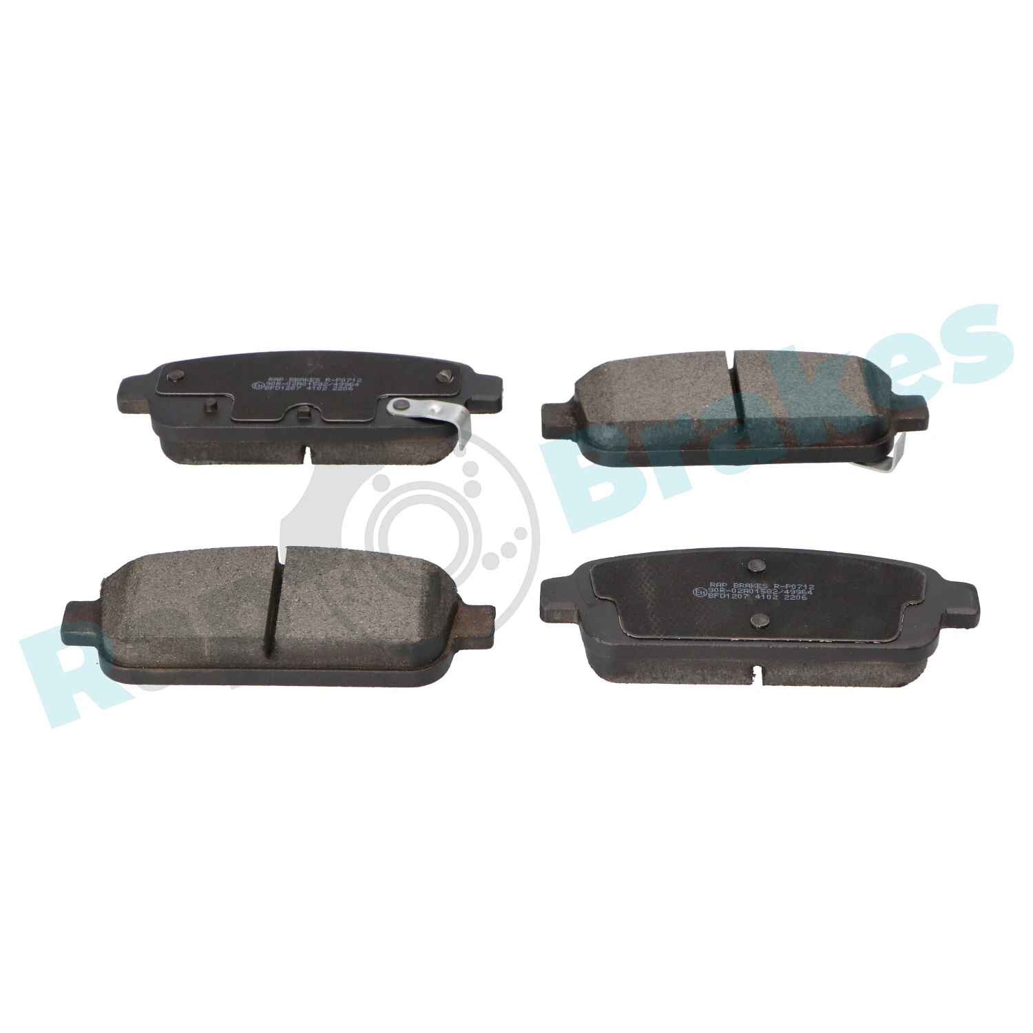 Brake Pad Set, disc brake R-P0712