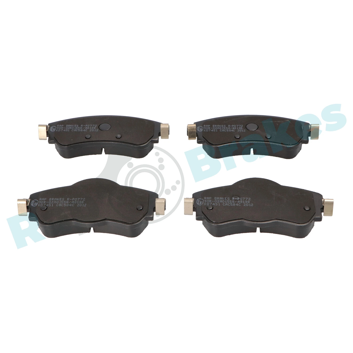 Brake Pad Set, disc brake R-P0772