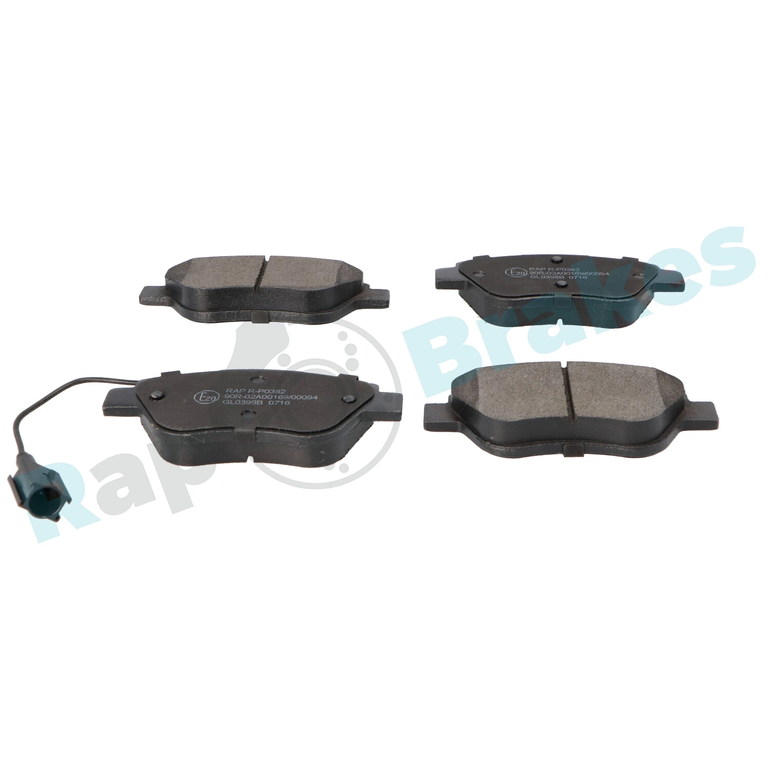 Brake Pad Set, disc brake R-P0382