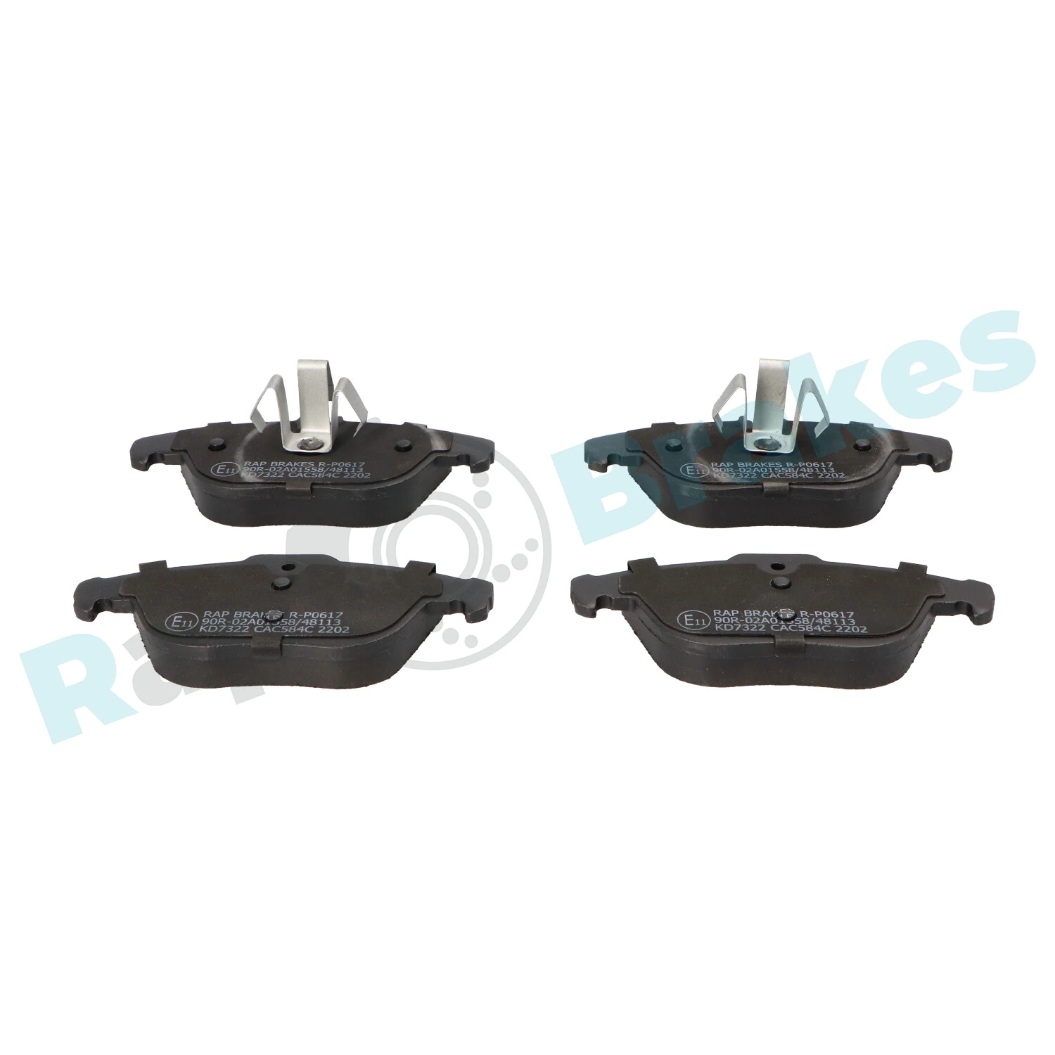 Brake Pad Set, disc brake R-P0617