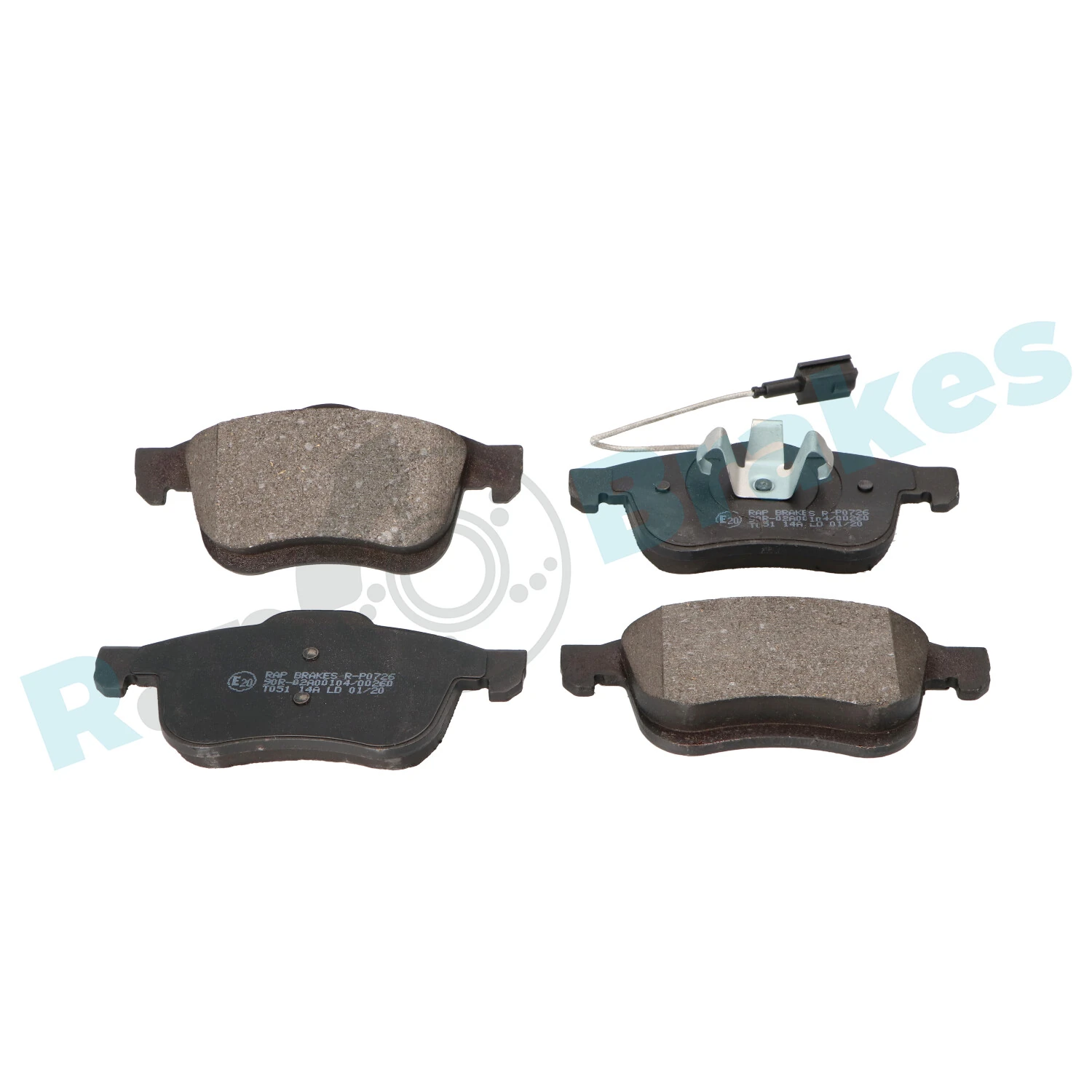 Brake Pad Set, disc brake R-P0726