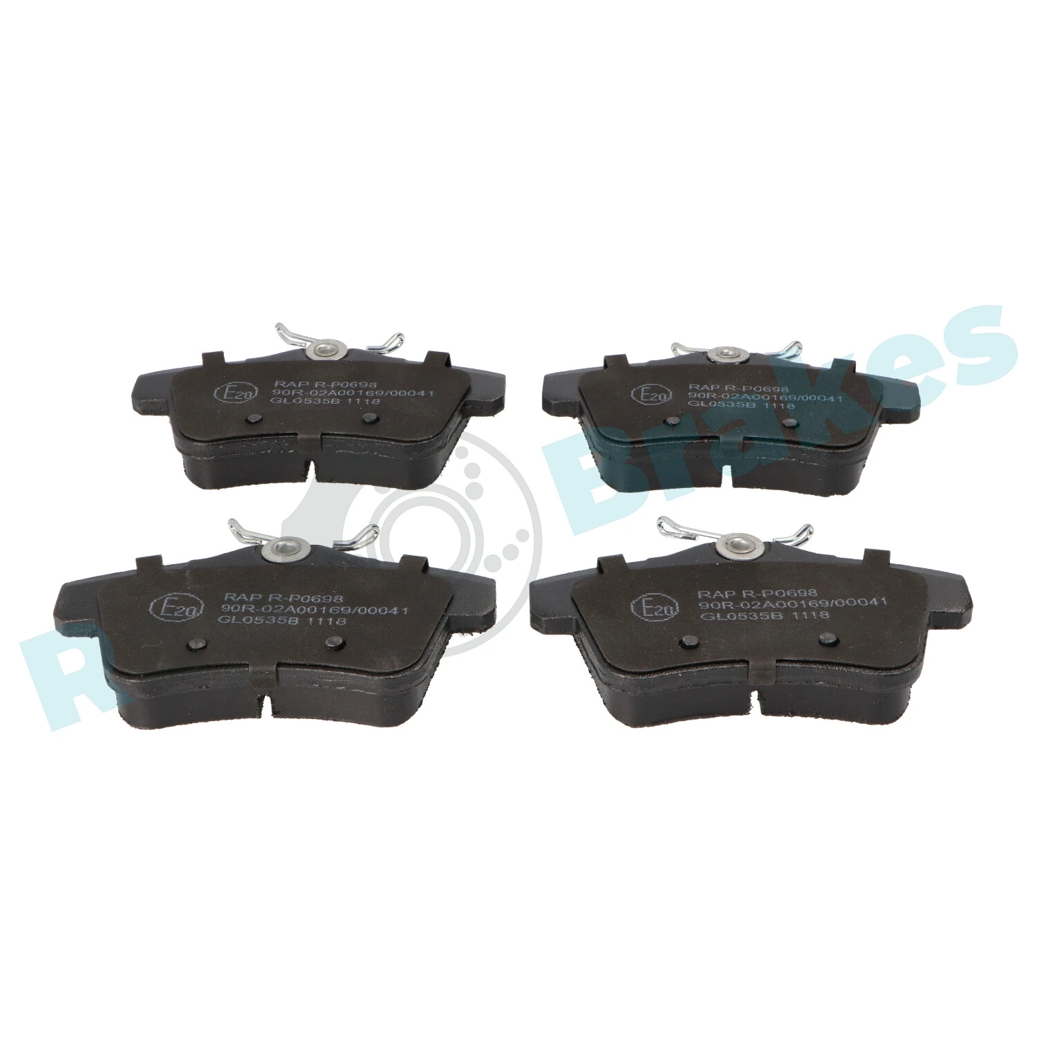 Brake Pad Set, disc brake R-P0698