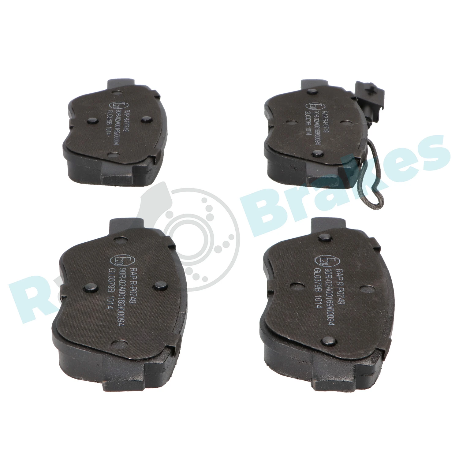 Brake Pad Set, disc brake R-P0749