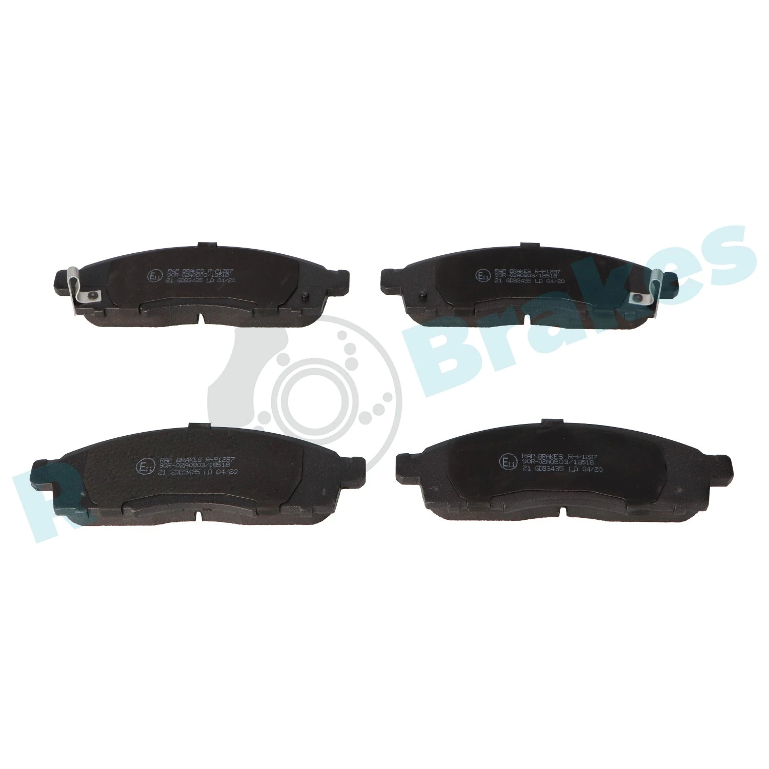 Brake Pad Set, disc brake R-P1287