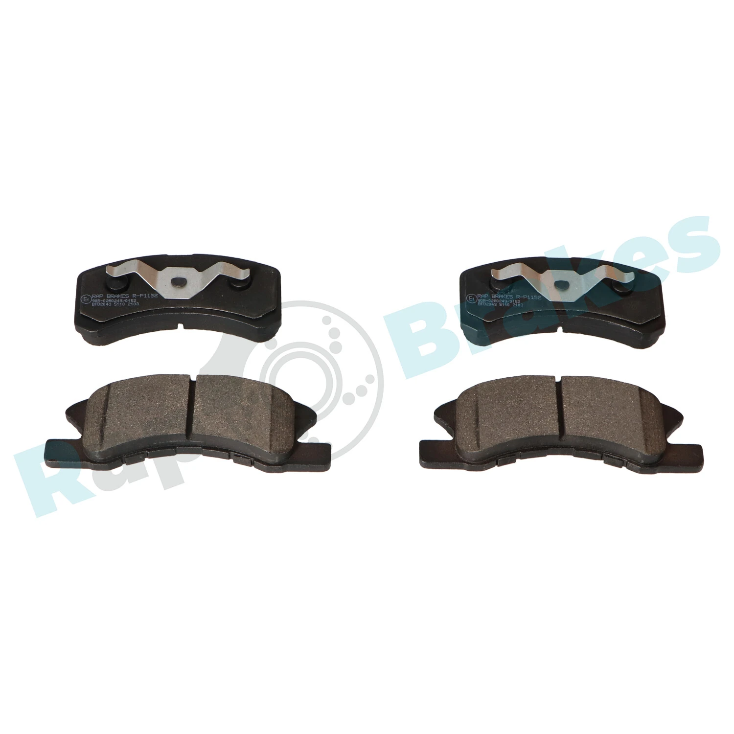 Brake Pad Set, disc brake R-P1152