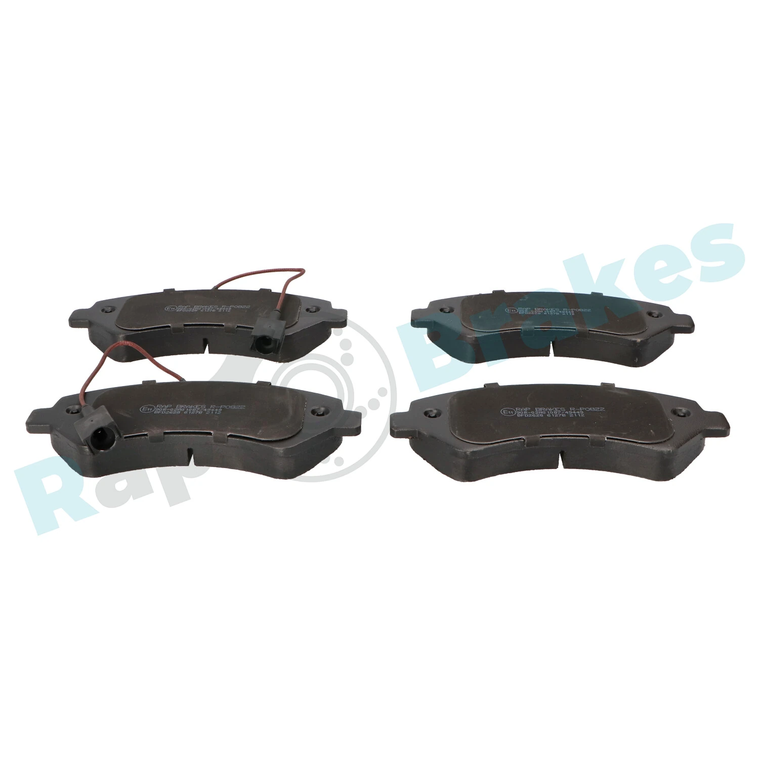 Brake Pad Set, disc brake R-P0822